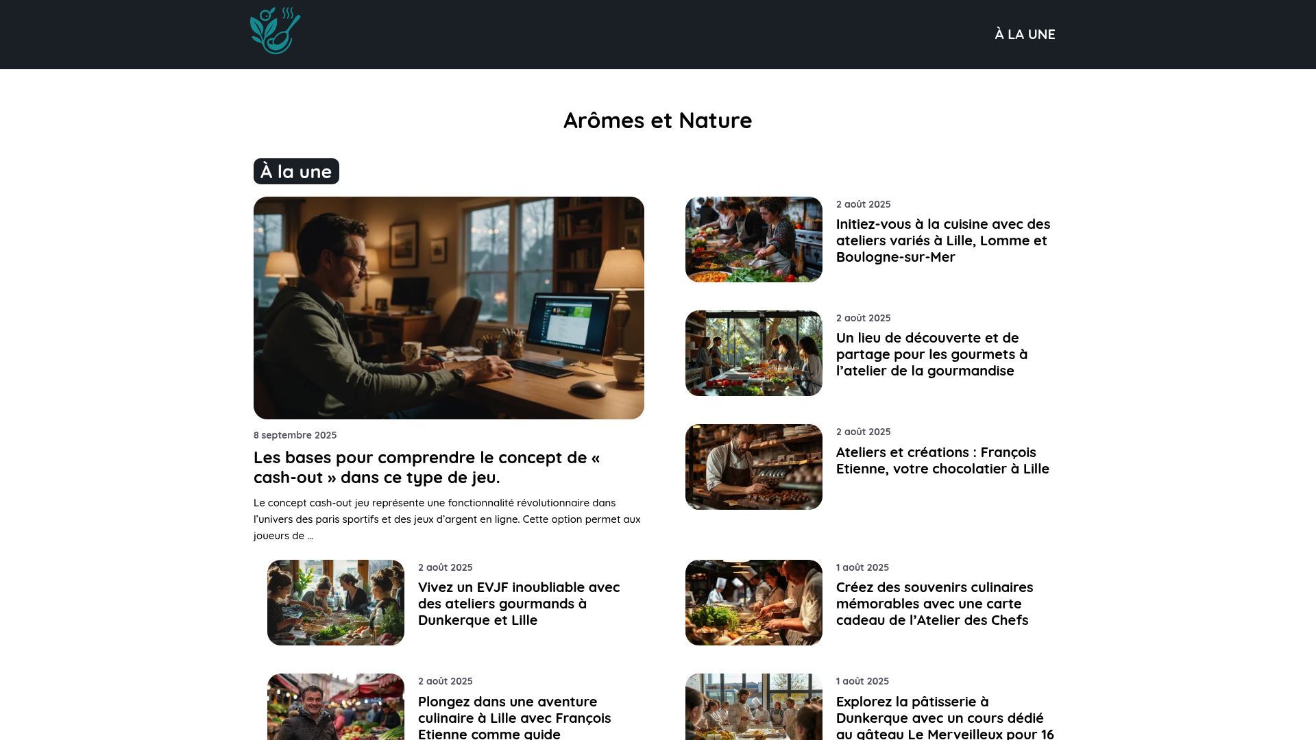 Aperçu de aromes-et-nature.fr