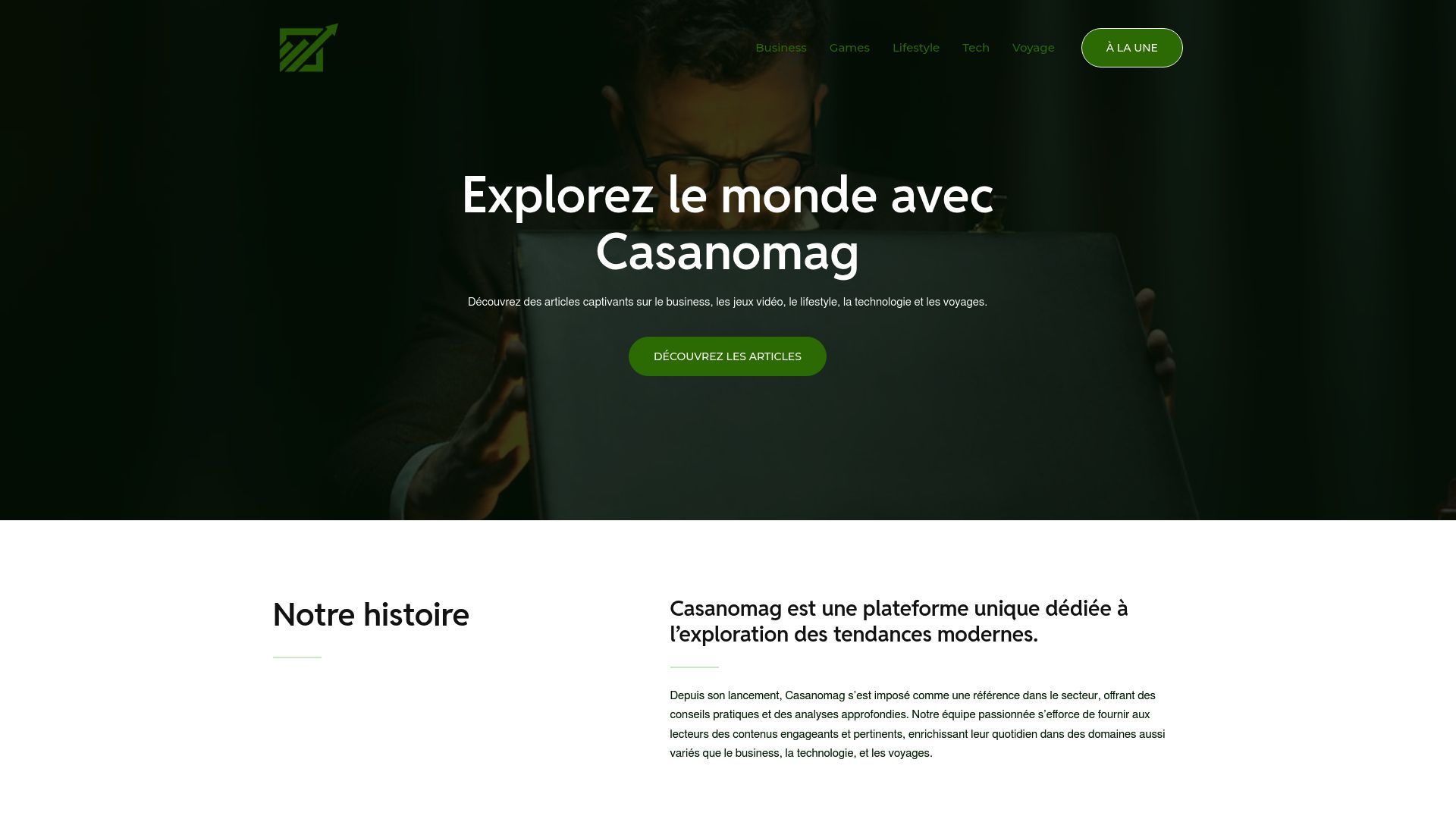 Aperçu de casanomag.com