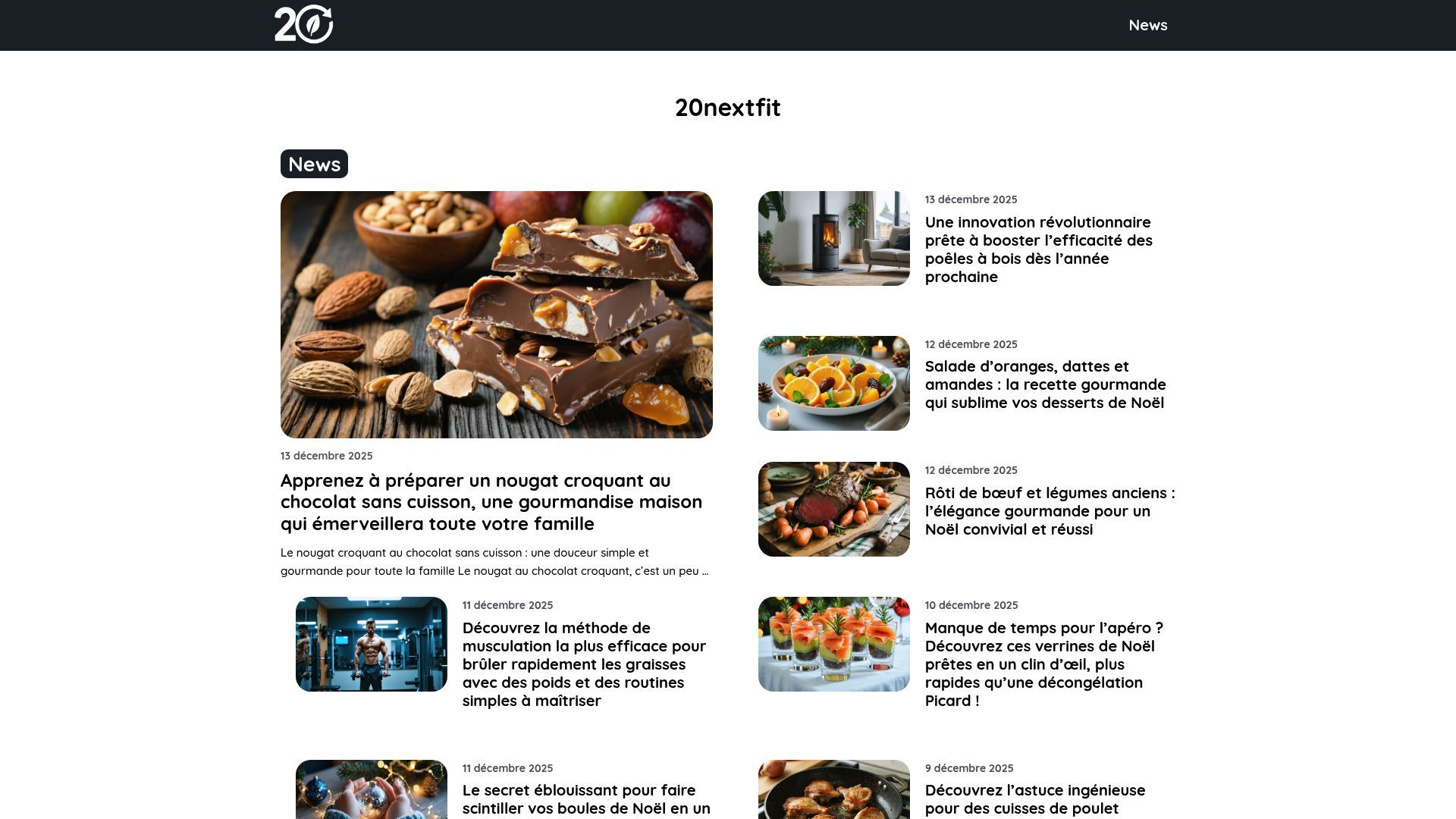 Aperçu de 20nextfit.fr
