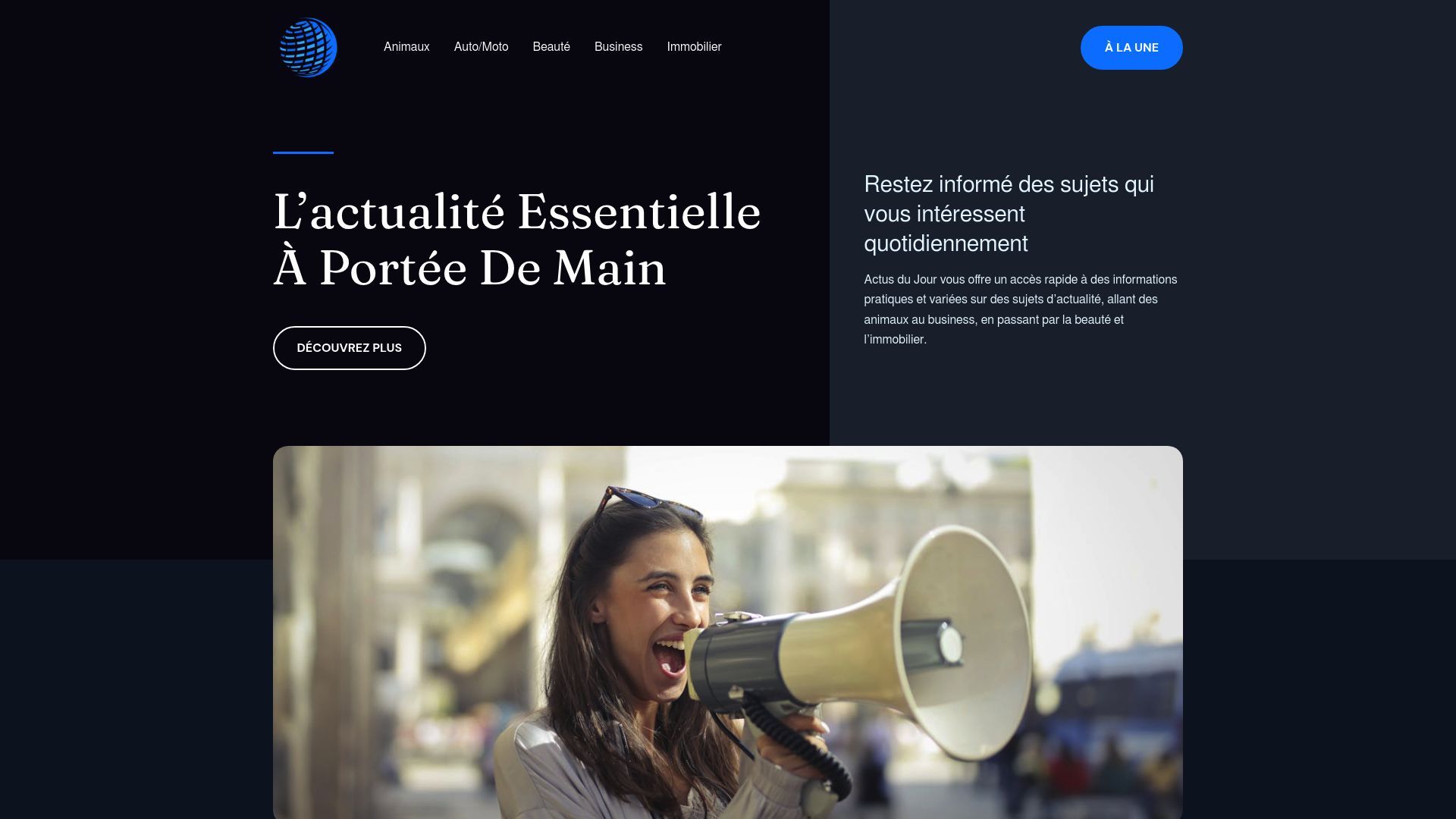 Aperçu de actusdujour.fr