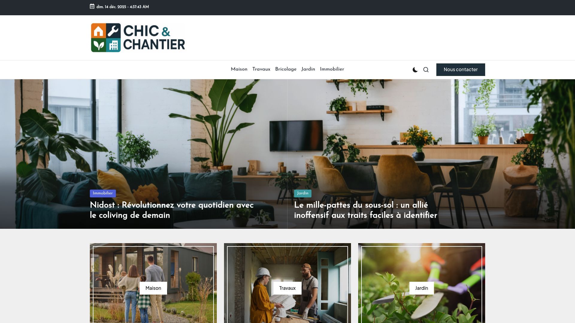 Aperçu de chic-et-chantier.fr