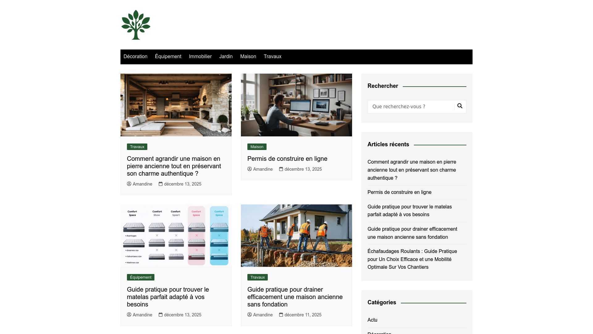 Aperçu de larbredemady.fr