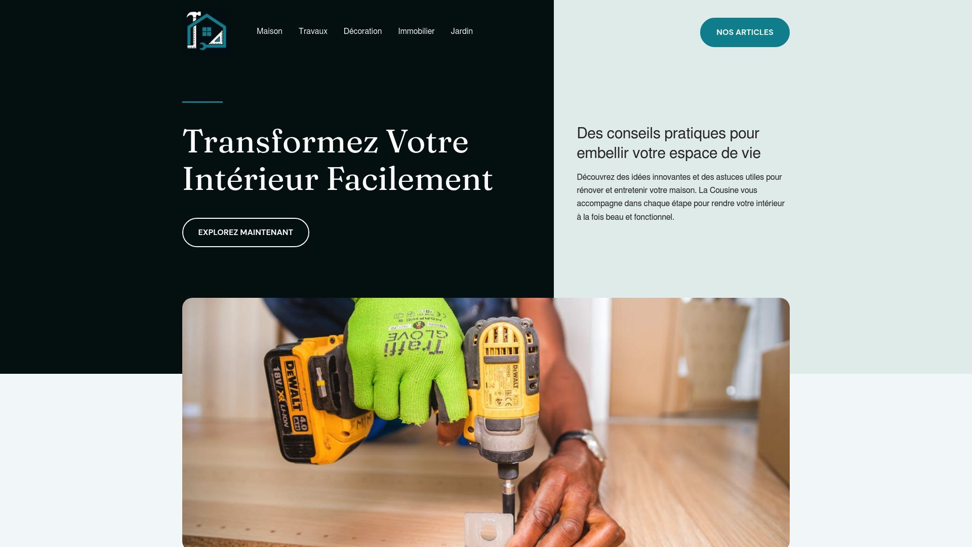 Aperçu de la-cousine.fr