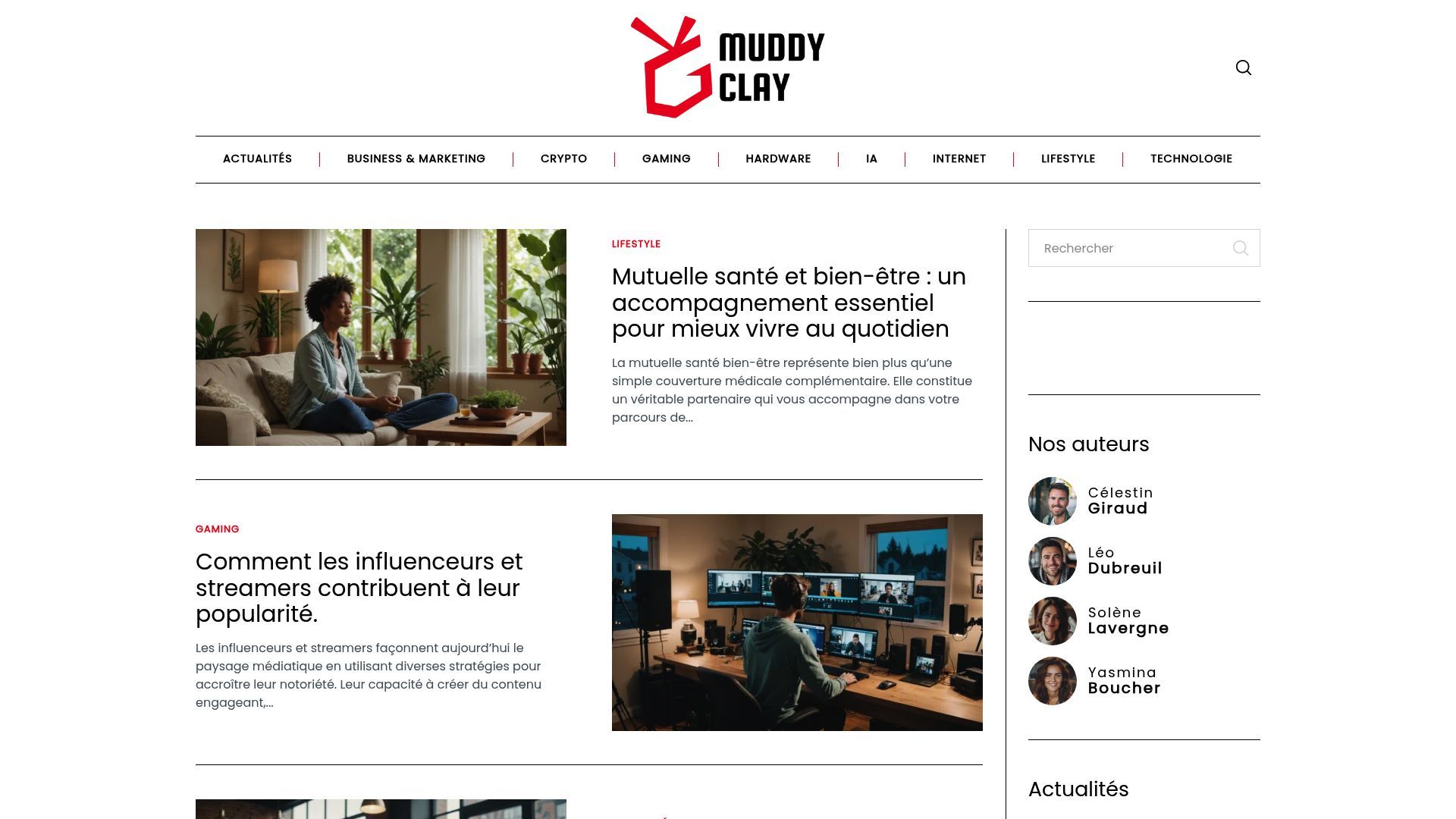 Aperçu de muddyclay.com