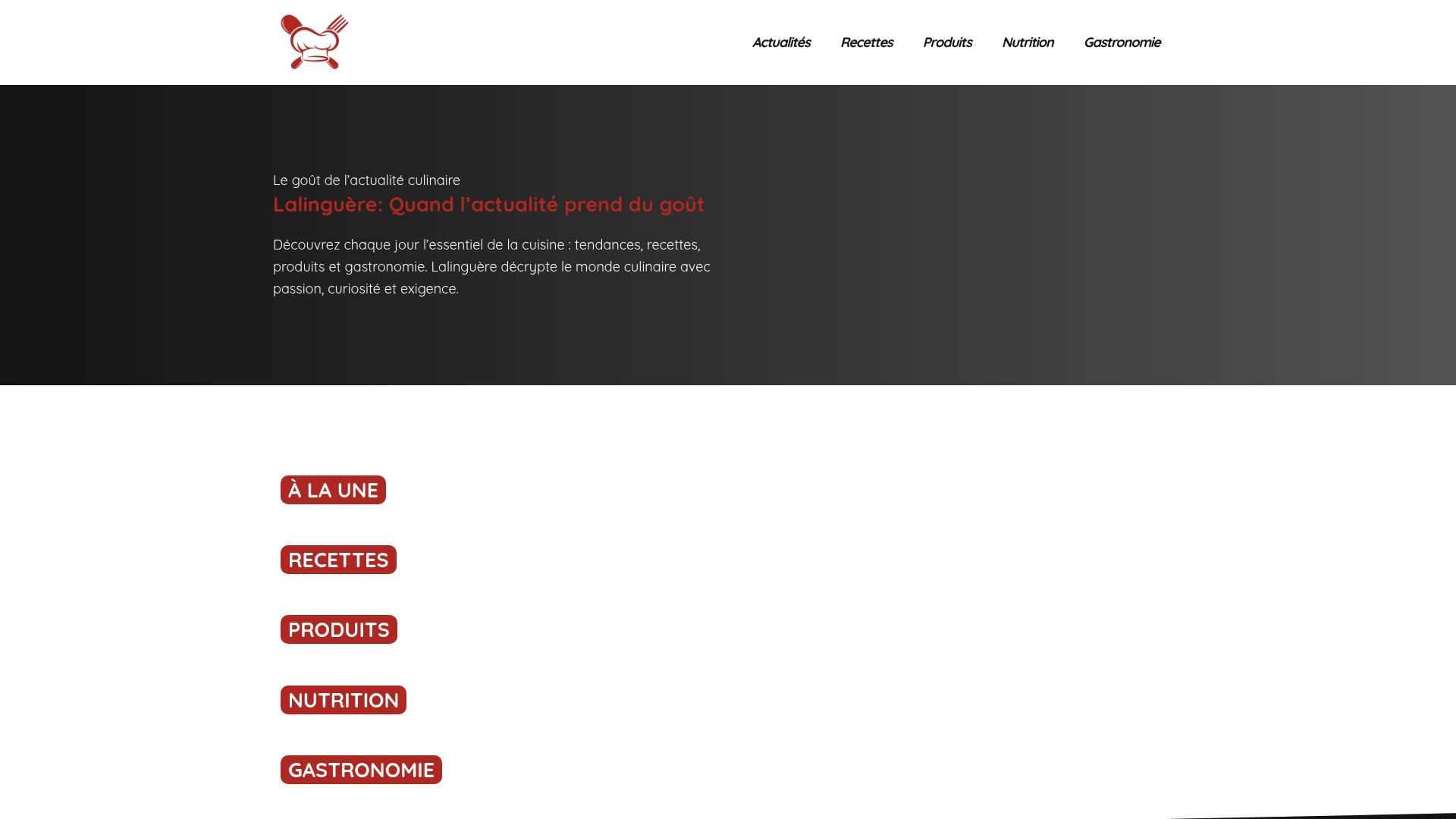 Aperçu de lalinguere.fr