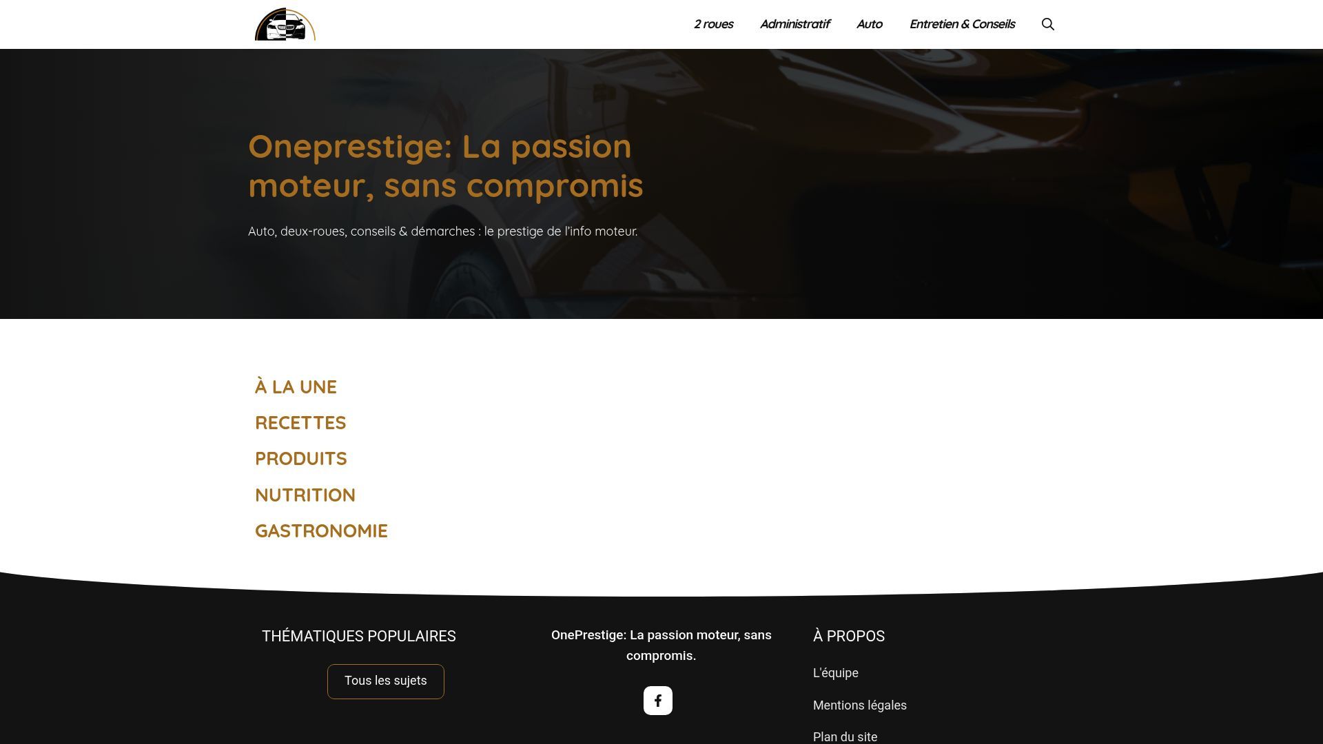 Aperçu de oneprestige.fr