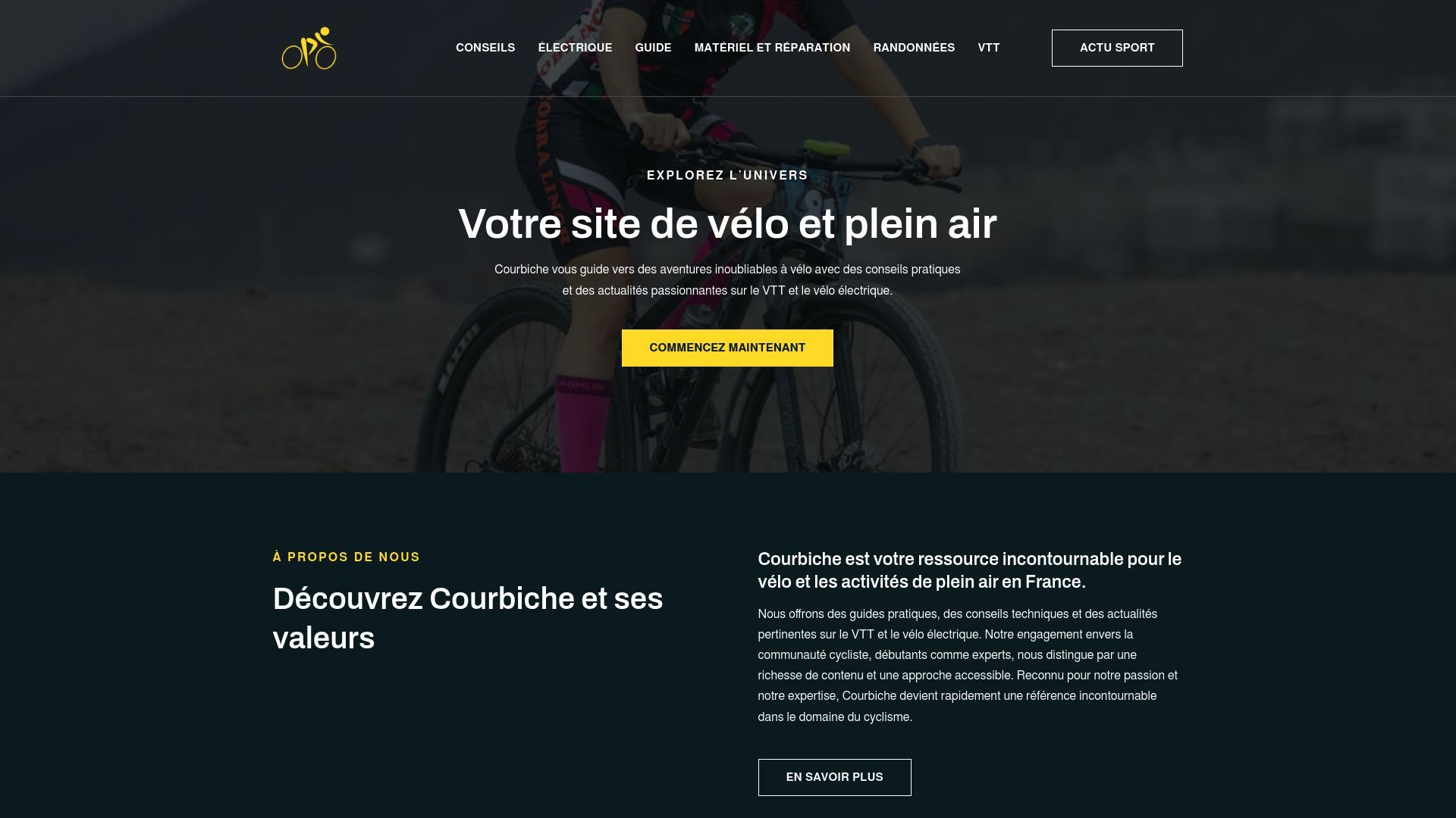 Preview of courbiche.fr