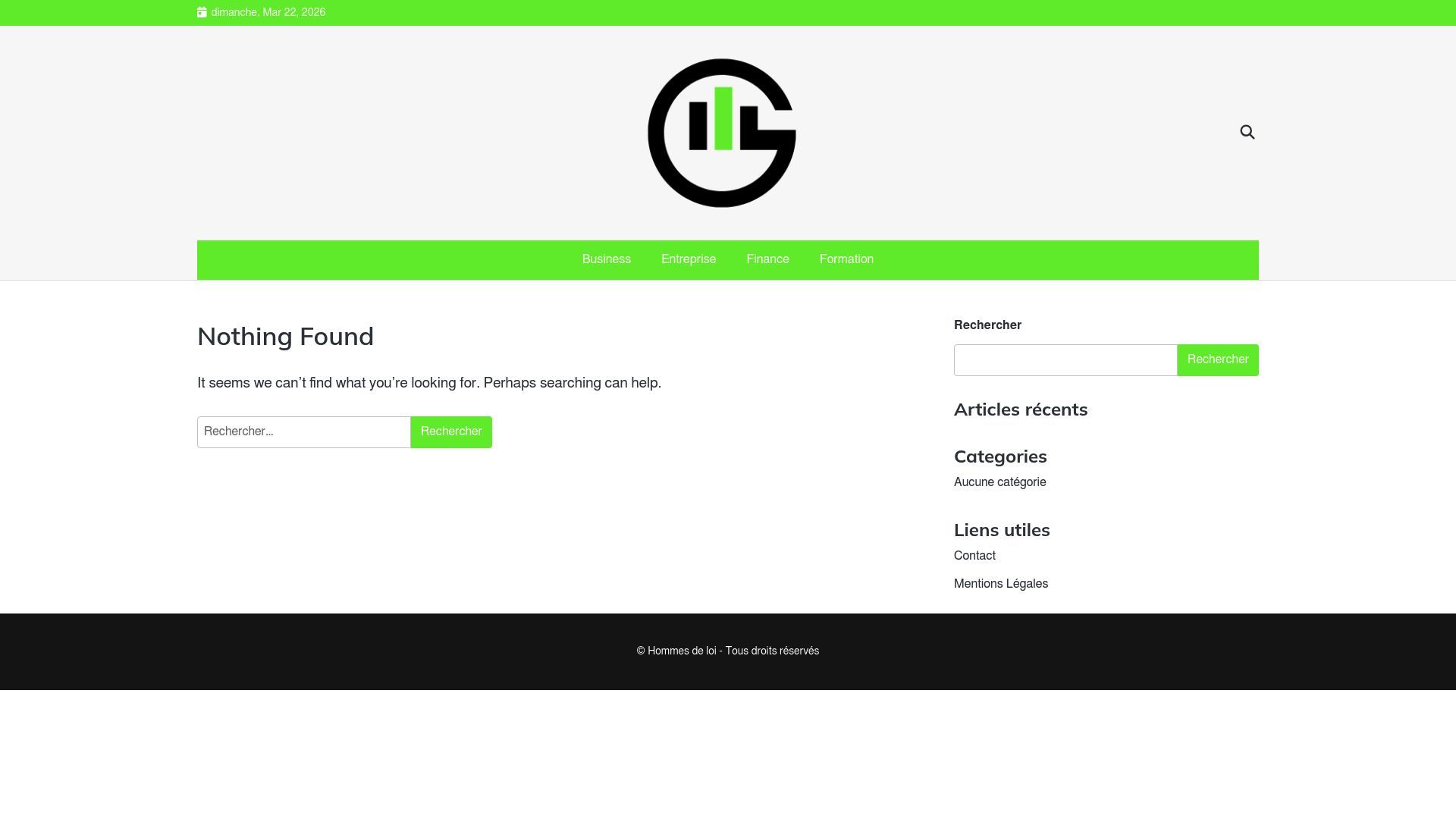 Screenshot of hommes-de-loi.fr