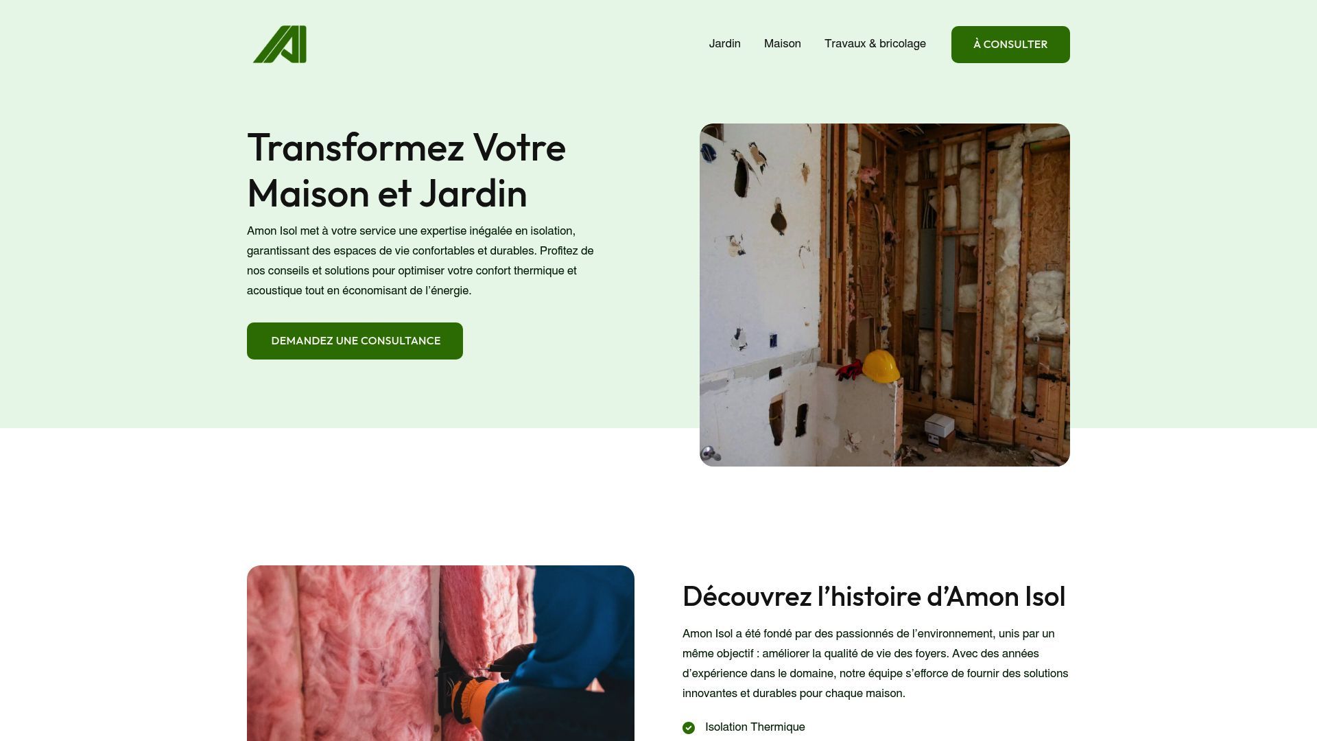 Preview of amon-isol.fr
