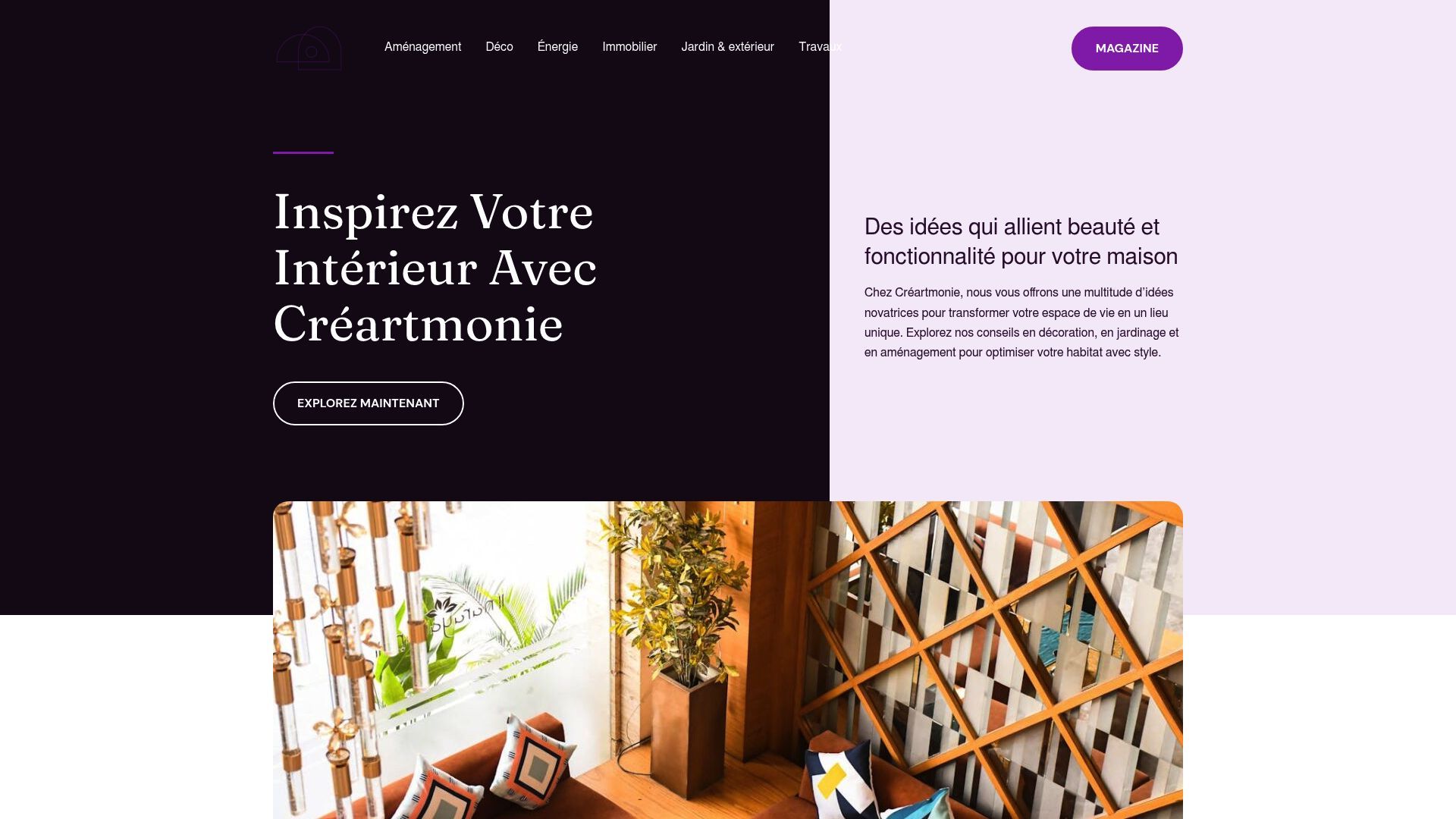 Preview of creartmonie.fr