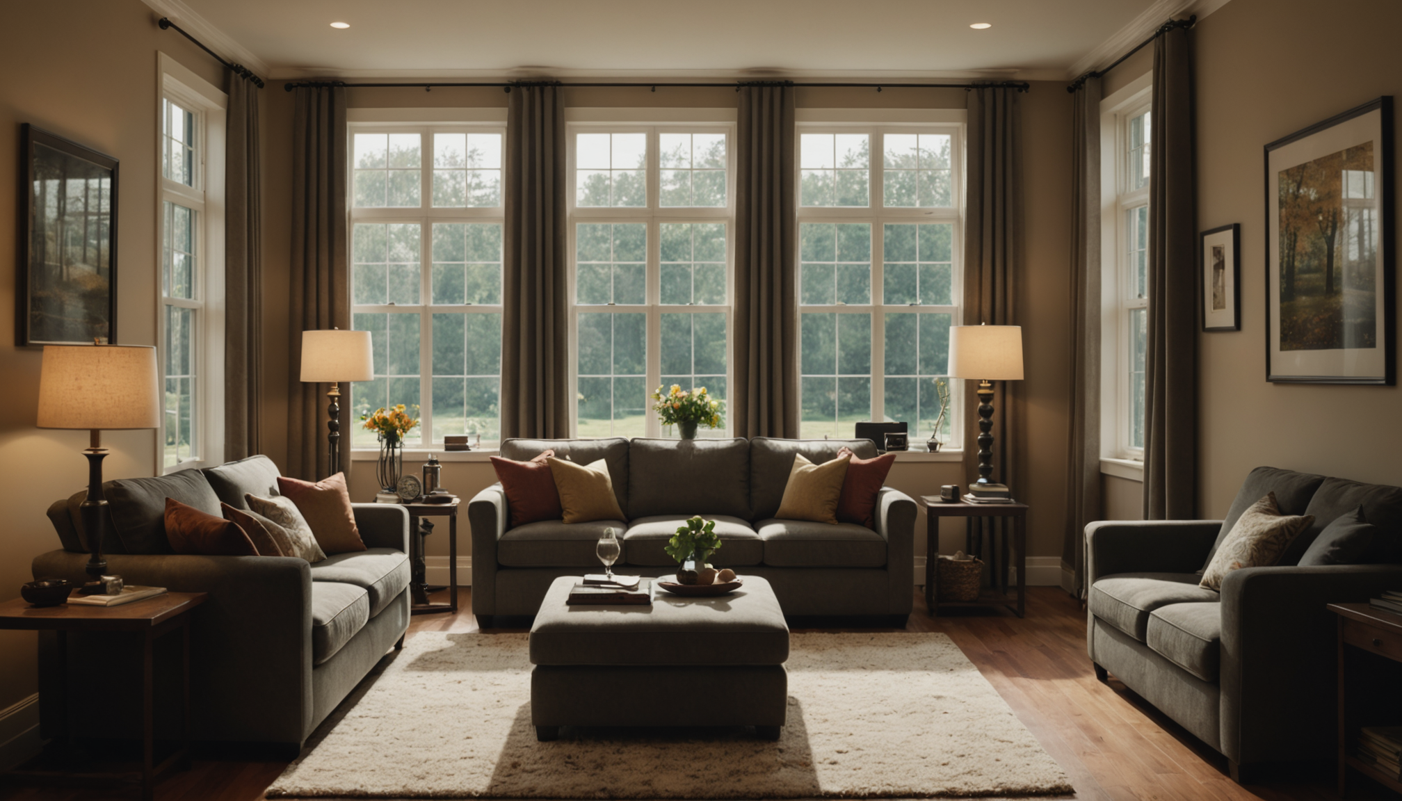 Illustration : les matériaux absorbants comme les rideaux épais, tapis — l'habitat influencera votre confort quotidien ?