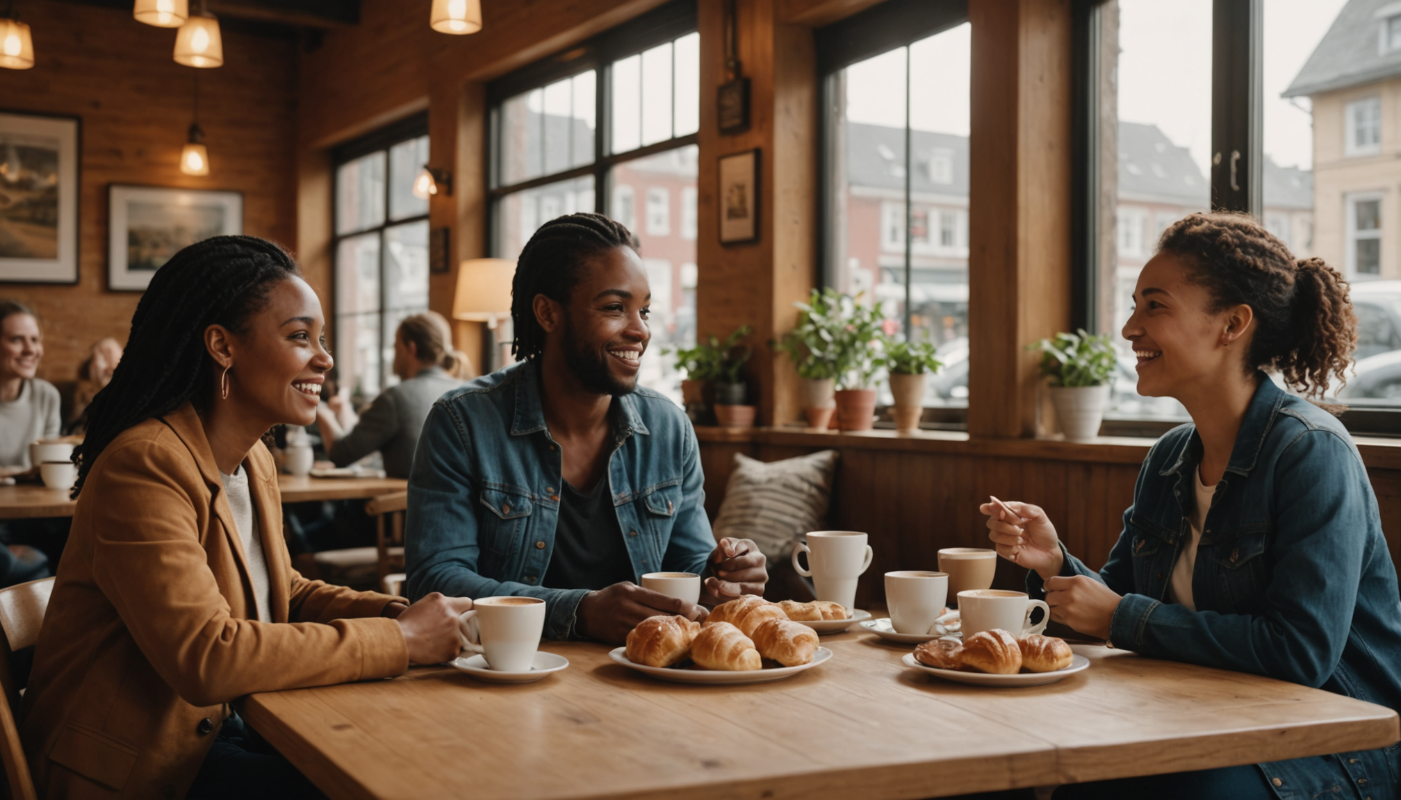 Illustration : les relations sociales nourrissantes constituent également un facteur — santé et bien-être : équilibre entre corps et esprit