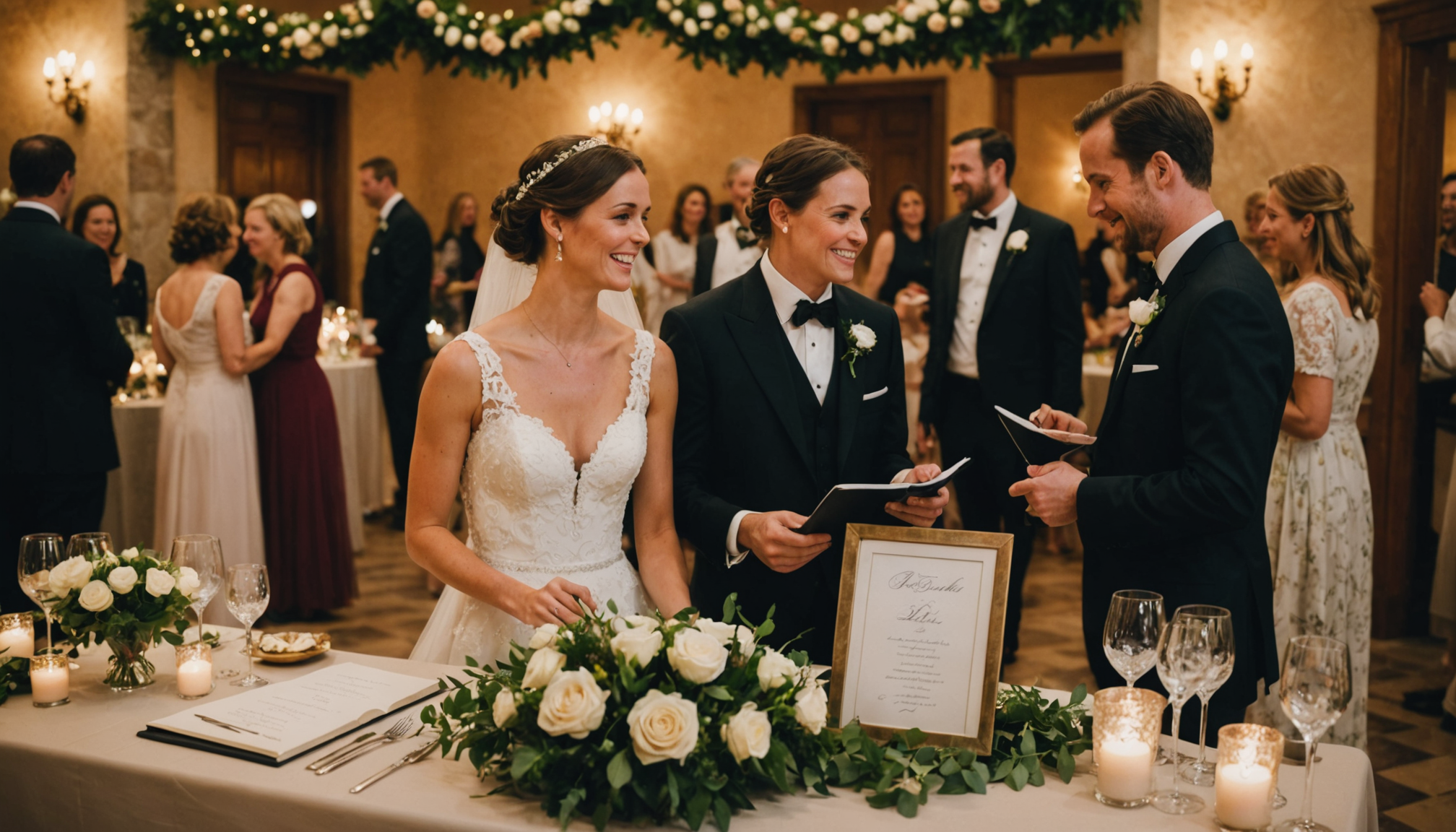 mariage : comment intégrer un livre d'or audio à votre réception ? — le jour j, une signalétique claire et attrayante