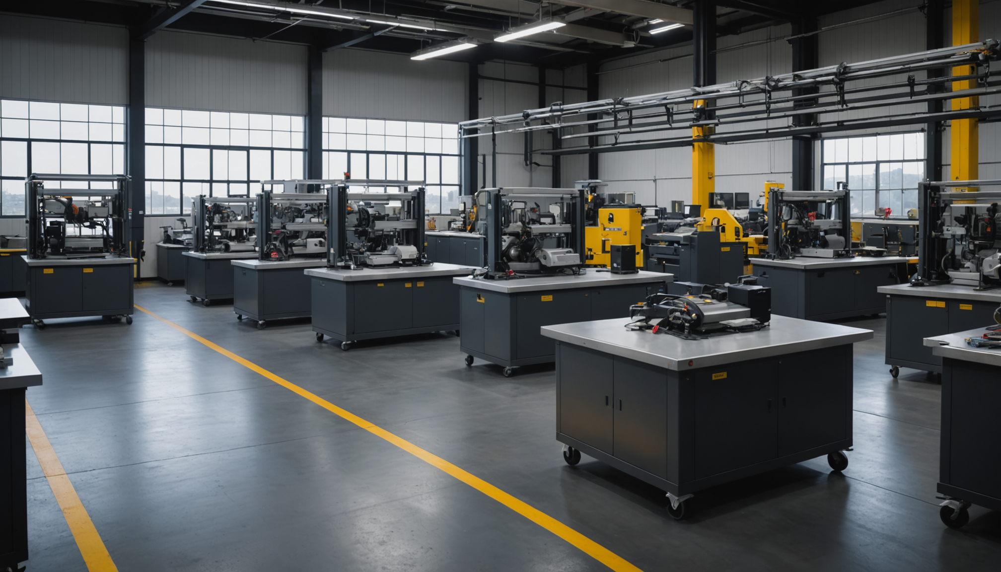 Illustration : chariot motorisé coûteux se rentabilise rapidement dans un — guide complet des chariots pour palan : manuel, motorisé ou réglable ?