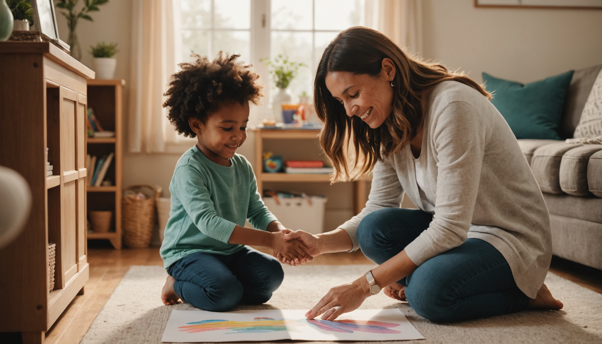 Illustration : observez attentivement comment votre enfant manifeste son affection — 5 astuces pour renforcer le lien parent-enfant