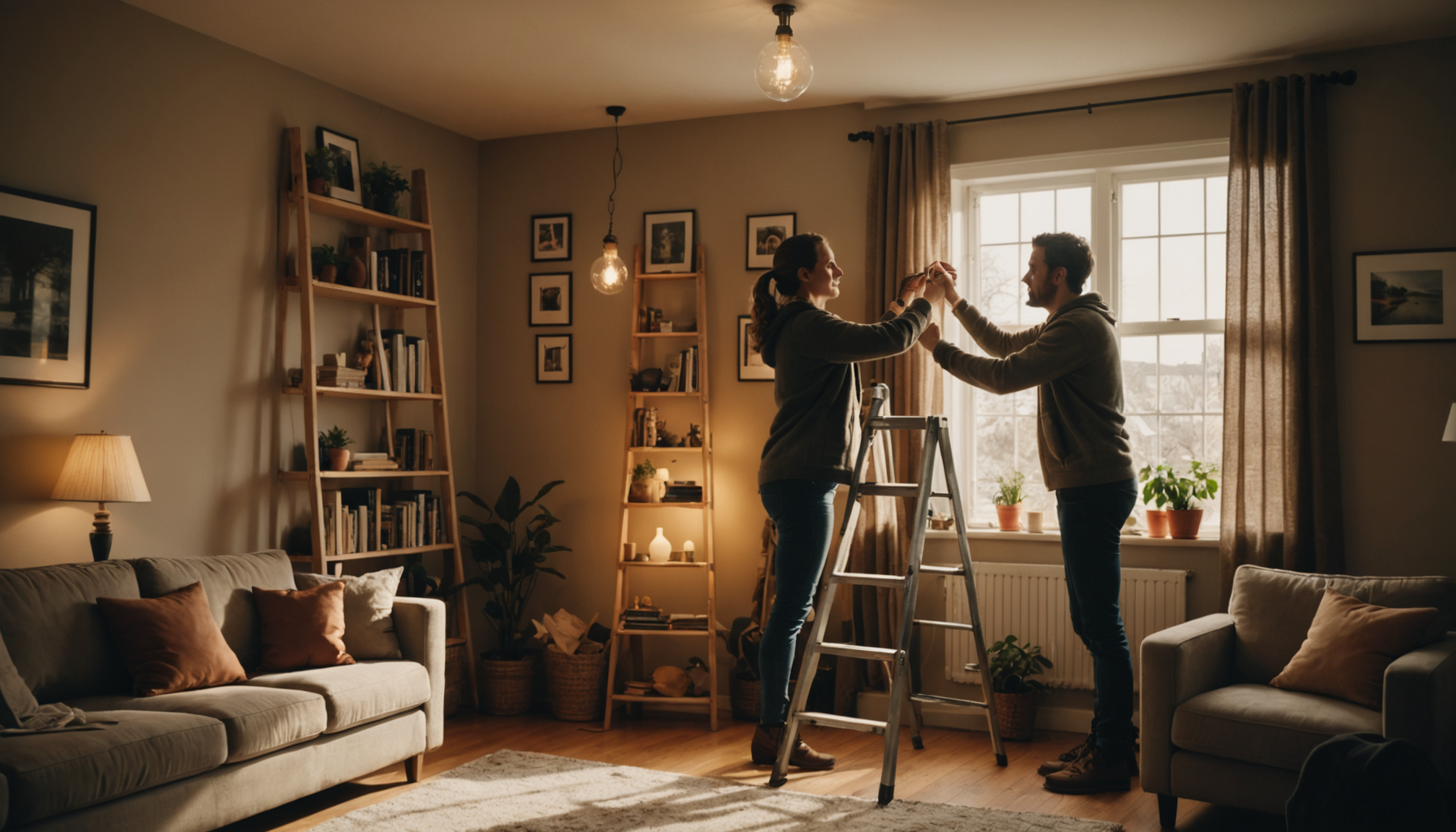 Illustration : pareils économes en énergie, installer des ampoules led, — 7 astuces pour un habitat plus confortable et chaleureux