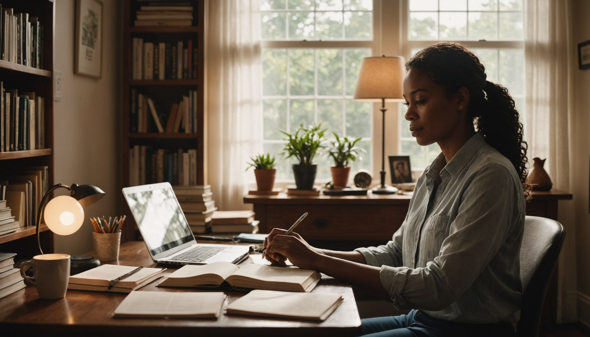 Illustration : remplacez progressivement les affirmations catastrophistes par des formulations — cultiver un esprit sain pour un bien-être durable