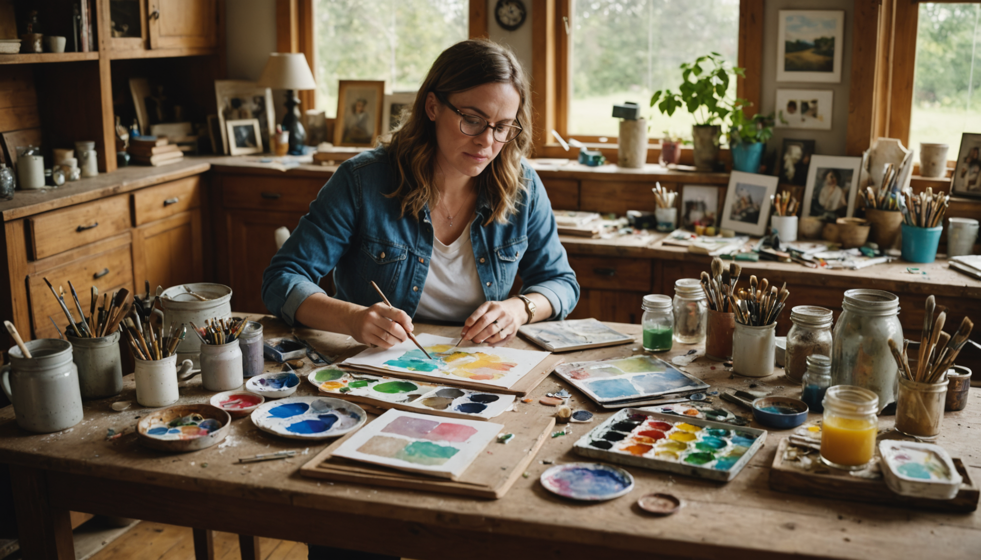 créez avec créativité : l'art du bricolage à la maison — les cadres photo détournés offrent également des possibilités