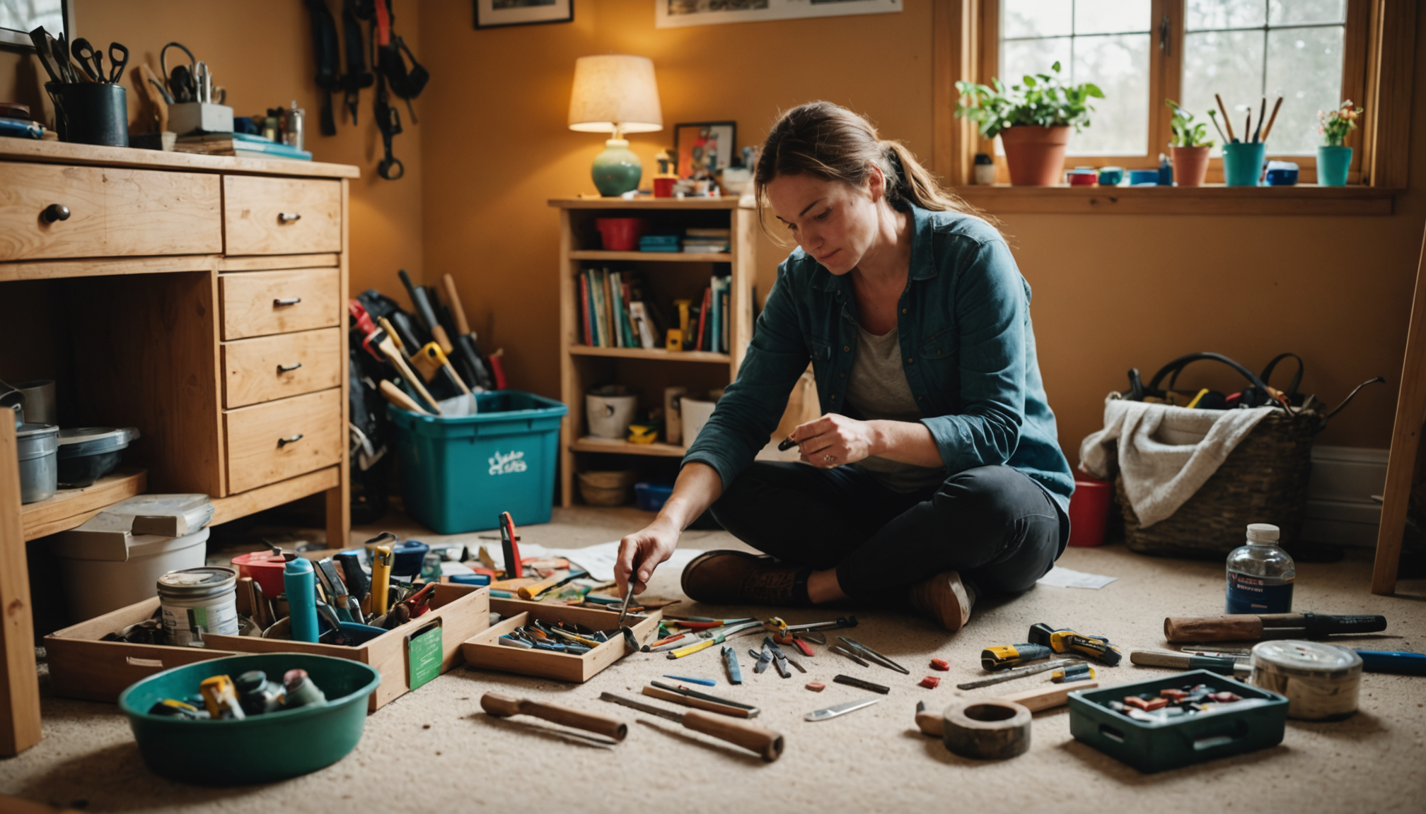 Illustration : commencez par des projets simples pour construire votre — créez avec créativité : l'art du bricolage à la maison