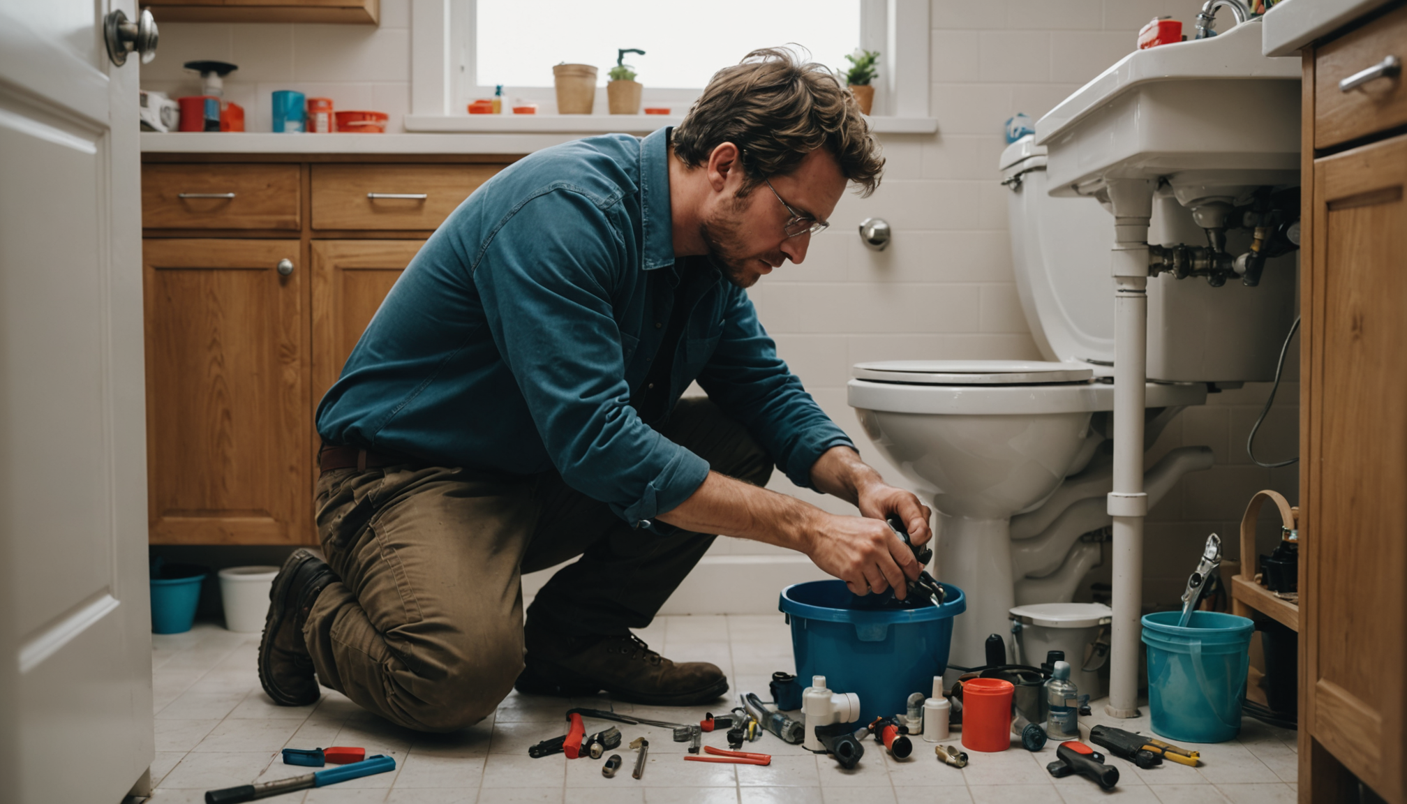 Illustration : toilettes demande de comprendre les mécanismes en jeu — créativité vs technique : l'âme du bricolage moderne