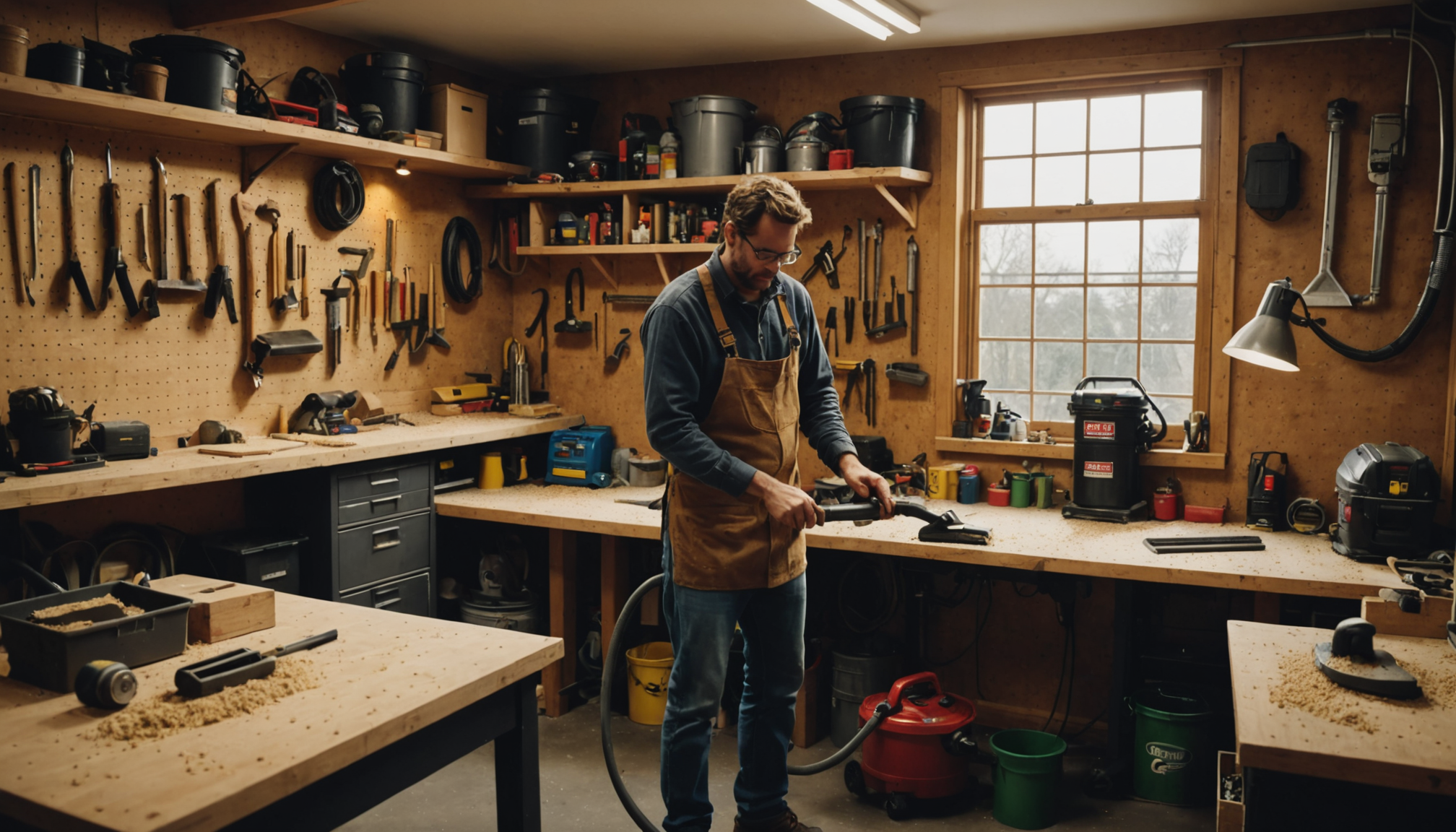 Illustration : investissez dans un aspirateur d'atelier puissant : il — astuces et outils : le secret des bricoleurs avertis
