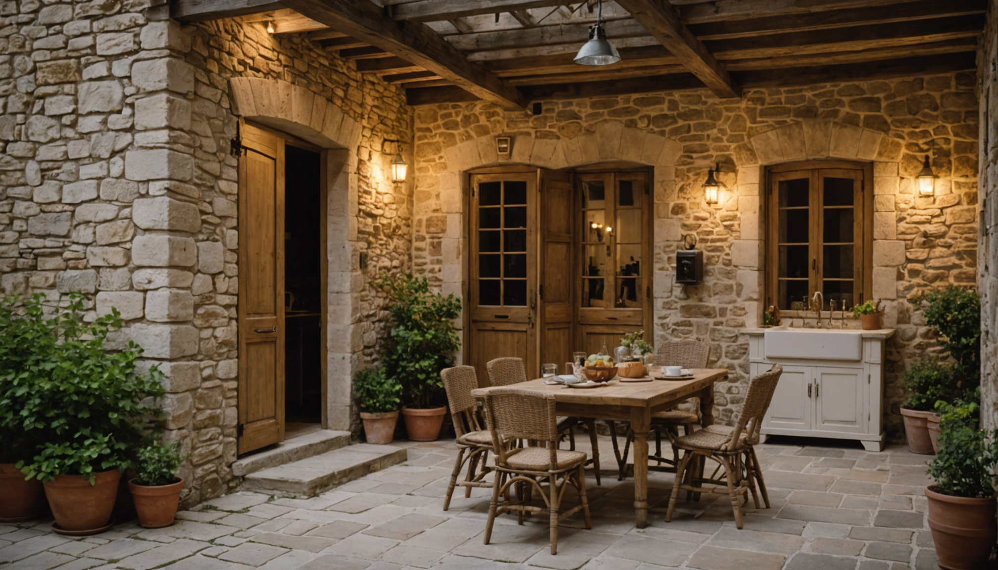 Illustration : es, volumes généreux, charme rustique isolation thermique, sanitaires — voyager en france : entre histoire et modernité