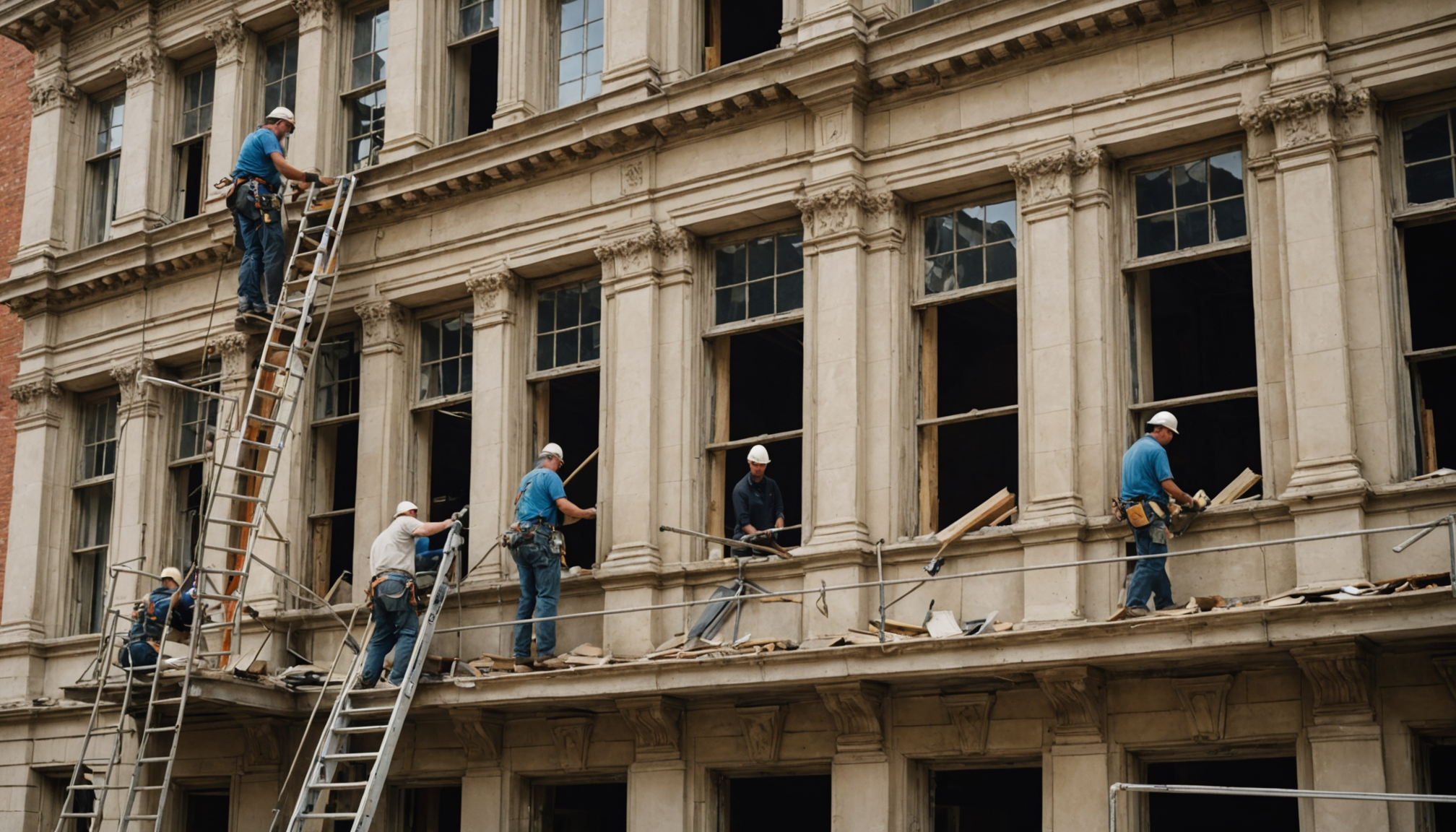 rénovation de bâtiment ancien : les étapes clés à ne surtout pas négliger — modifier l'aspect extérieur d'une façade, changer les menuiseries,