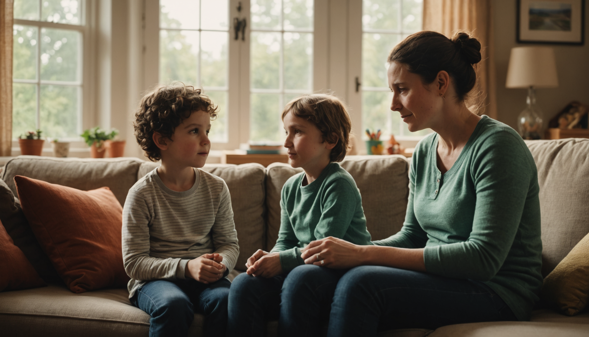 Illustration : après la crise, quand le calme est revenu, — parentalité positive : méthodes concrètes à appliquer au quotidien