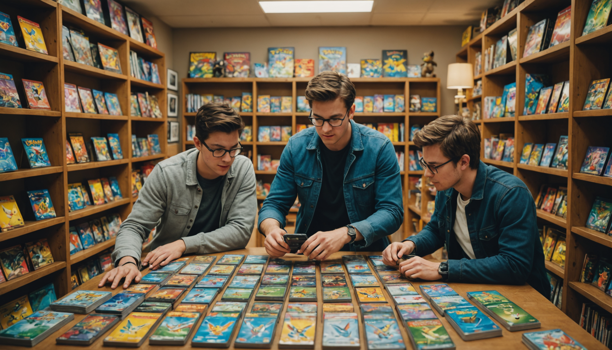 Illustration : l'ampleur du catalogue disponible influence directement vos chances — plateformes pour échanger ou acheter des cartes pokémon