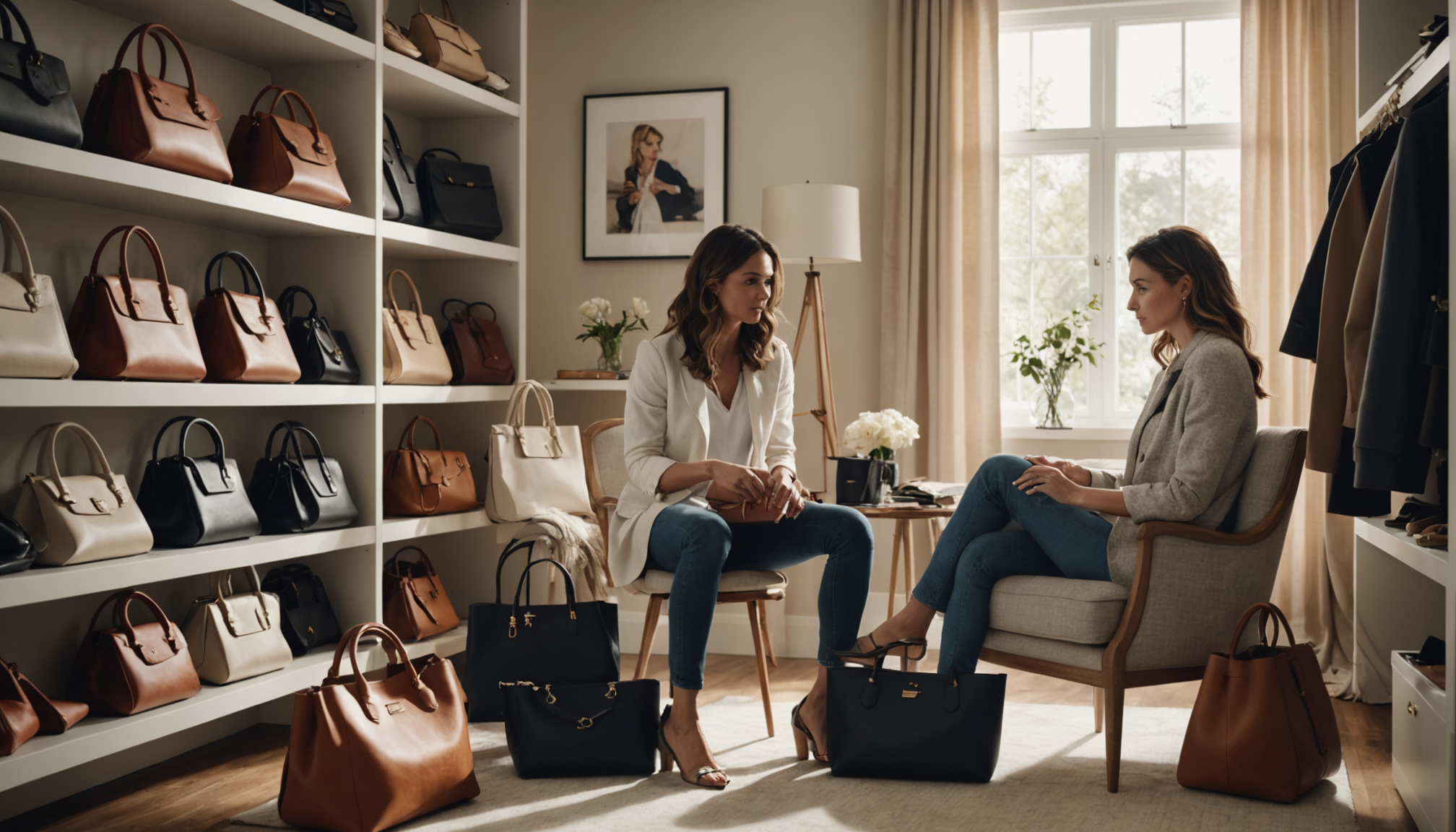 Illustration : la relation quantitative aux sacs à main dévoile — sac à main comme reflet du style et de la personnalité féminine