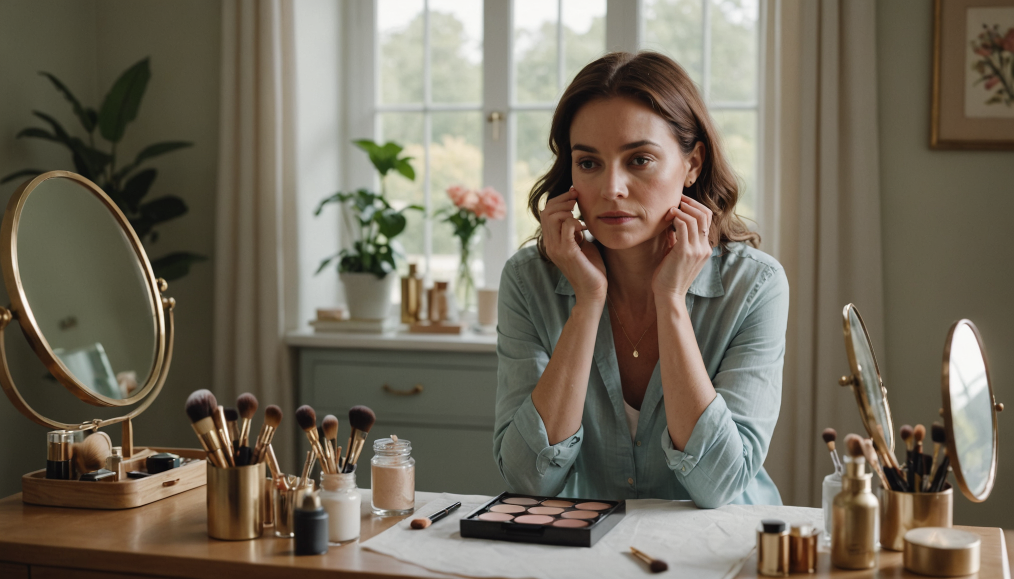 Illustration : r les amas appliquer une touche de poudre — tendances maquillage 2026 : les looks faciles à adopter au quotidien