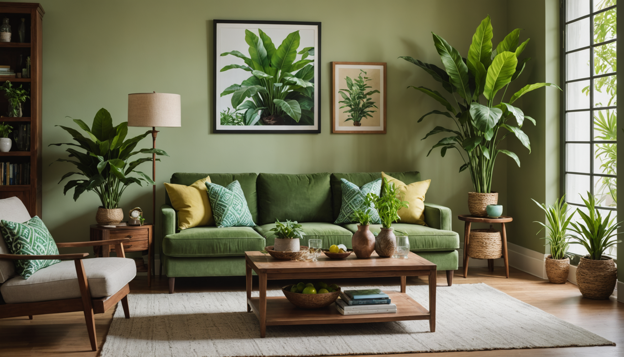 Illustration : au-delà de l'aspect visuel, certaines plantes apportent une — 10 idées déco pour voyager sans quitter sa maison