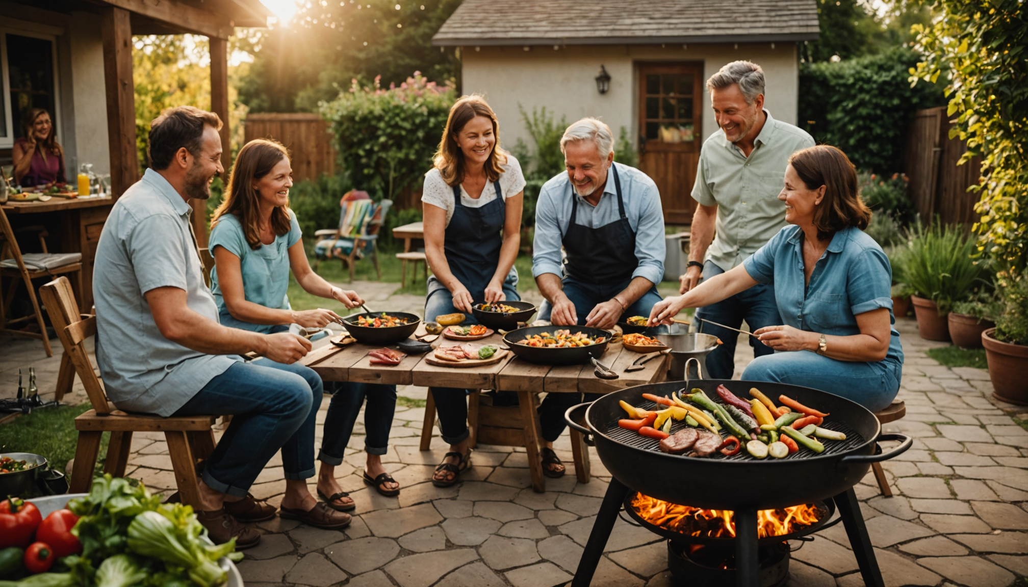 cuisine au feu de bois : redécouvrez le plaisir de cuisiner avec un brasero plancha — le brasero plancha se prête à une infinité