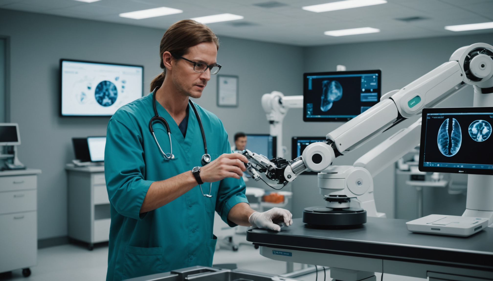 Illustration : automatisation améliore drastiquement la qualité de vie et — avancées révolutionnaires de la médecine moderne