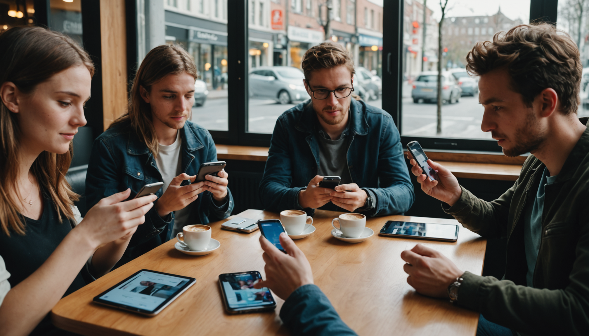 Illustration : les algorithmes des réseaux sociaux amplifient certains types — la beauté influence-t-elle notre perception du monde ?