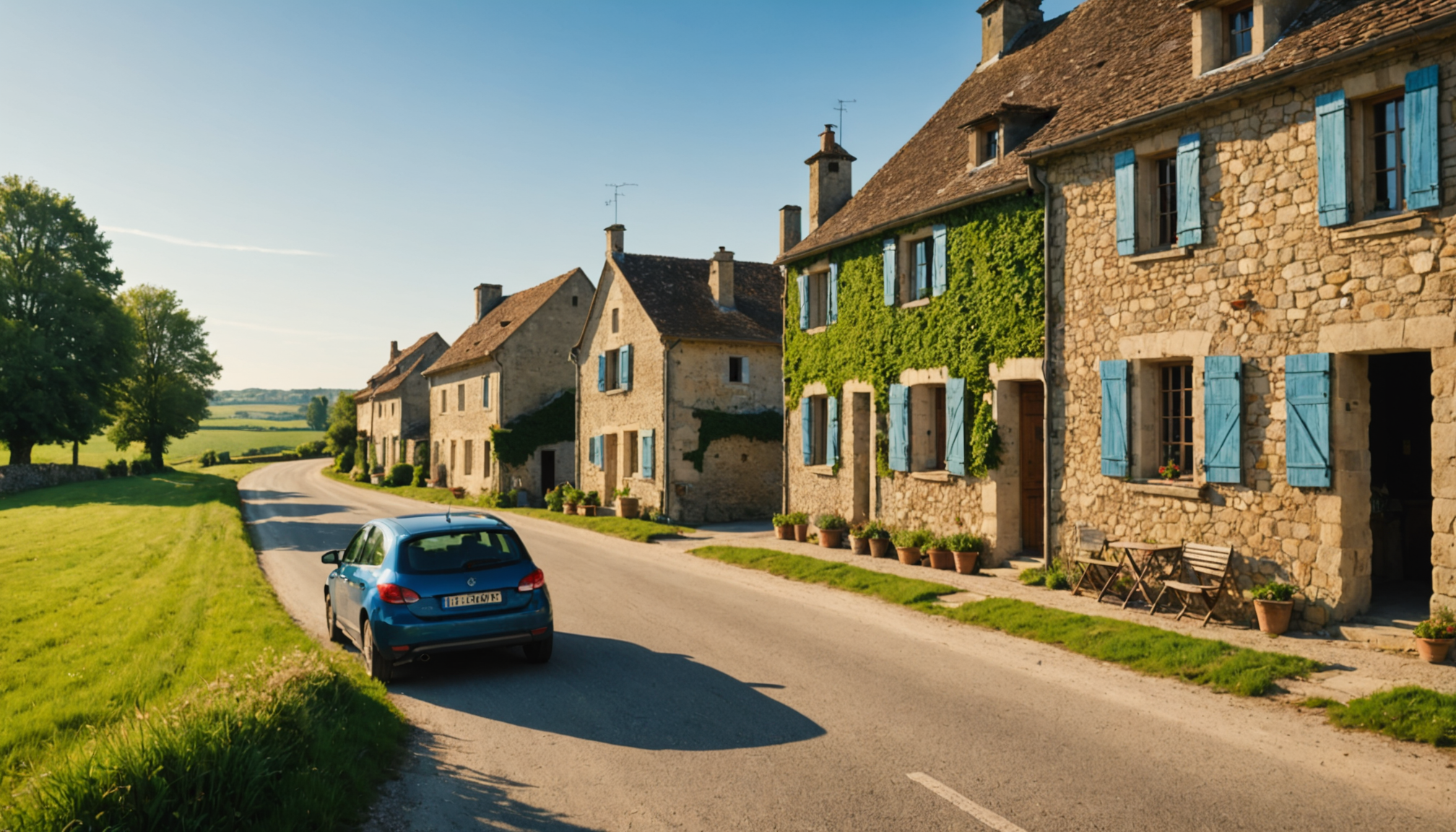 Illustration : si vous louez une voiture, comparez les tarifs — escapade inoubliable au cœur de la france rurale