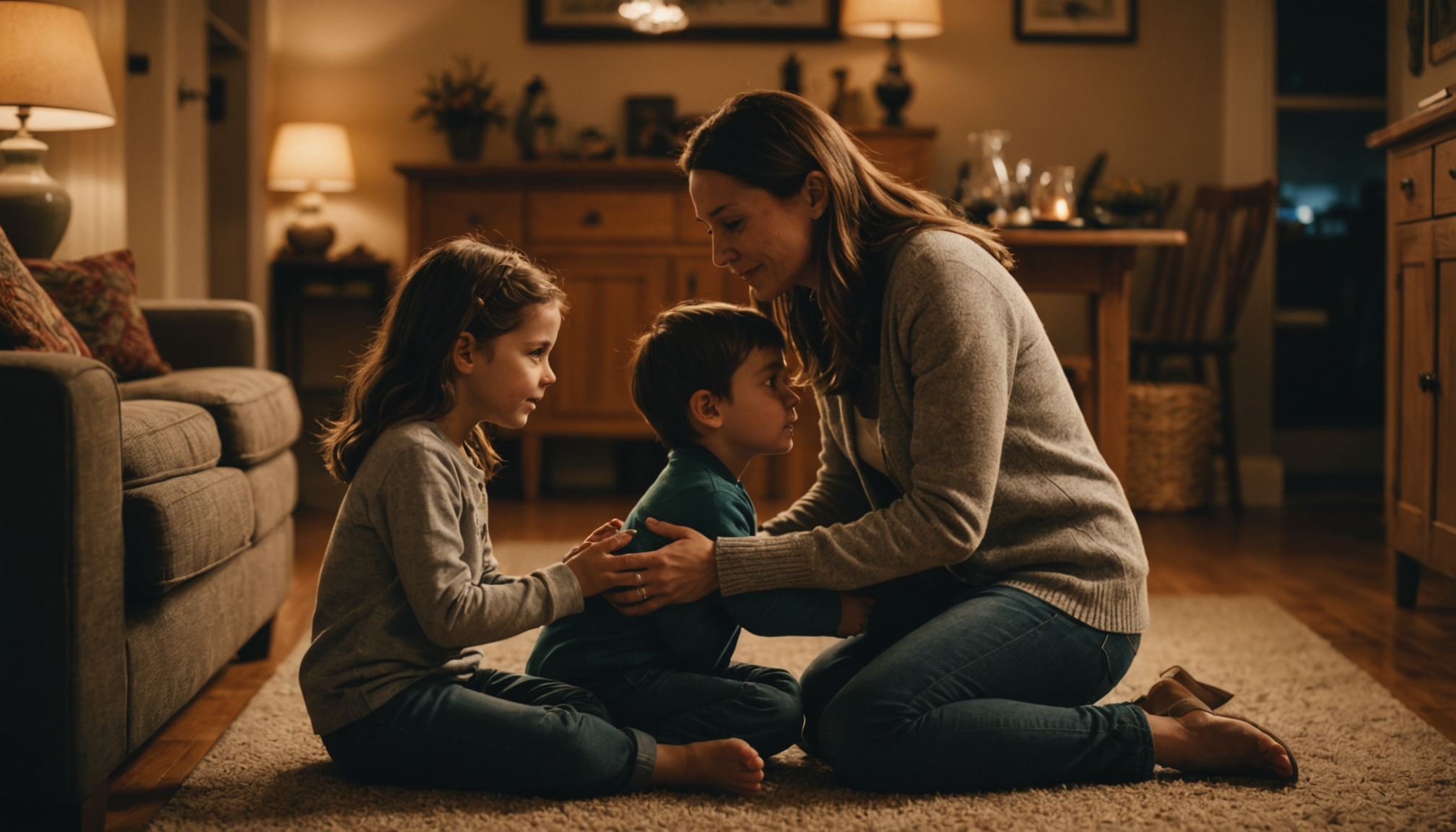 Illustration : lorsque vous devez faire respecter une limite, restez — cultivez la relation parent-enfant au quotidien