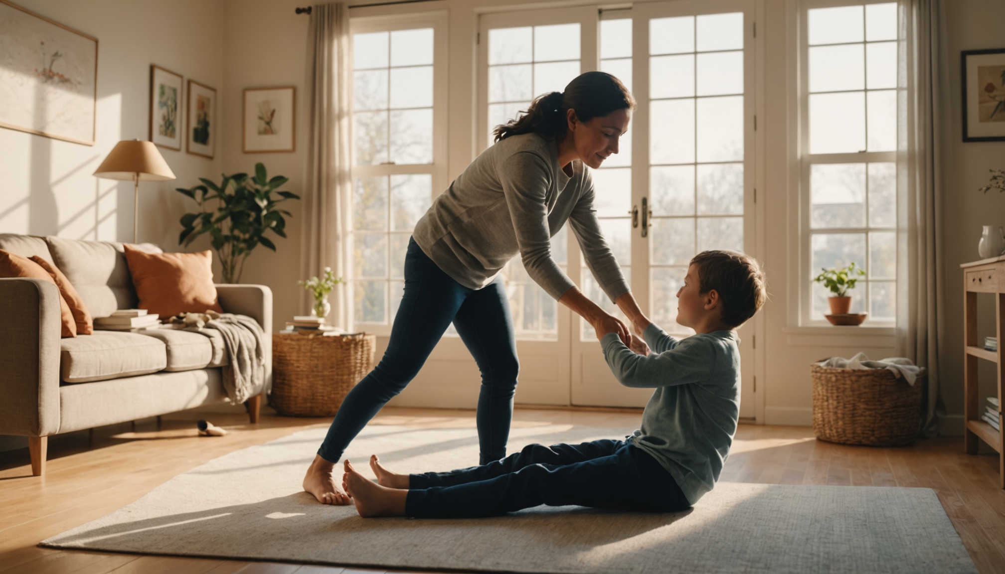 3 conseils pour une parentalité épanouie et sereine — jets mouvement corporel raideurs, énergie stagnante marche de