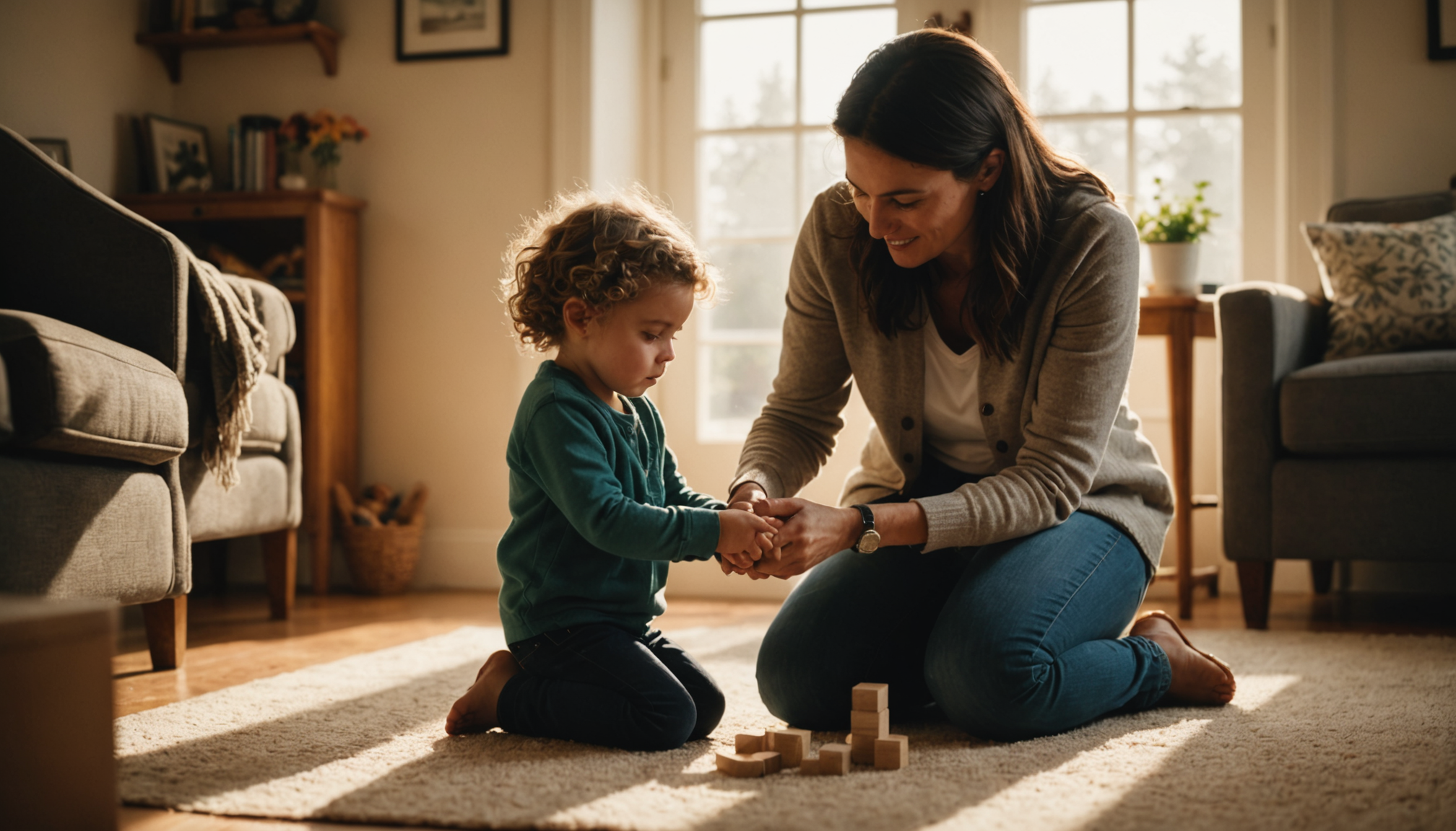 Illustration : développer l'autonomie ne signifie pas abandonner l'enfant à — 3 conseils pour une parentalité épanouie et sereine