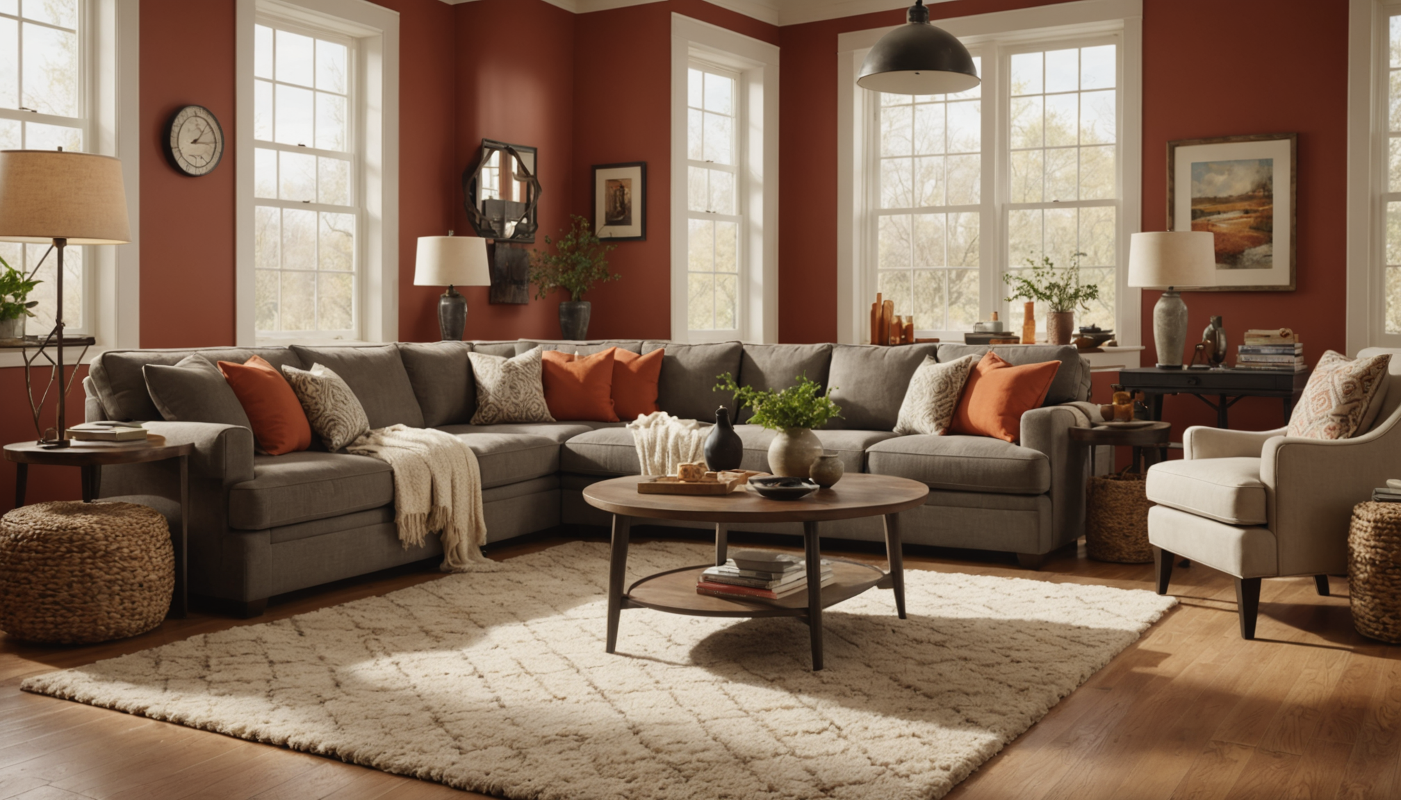 optimisez votre espace de vie pour un confort ultime — vous pouvez matérialiser ces zones par des tapis,