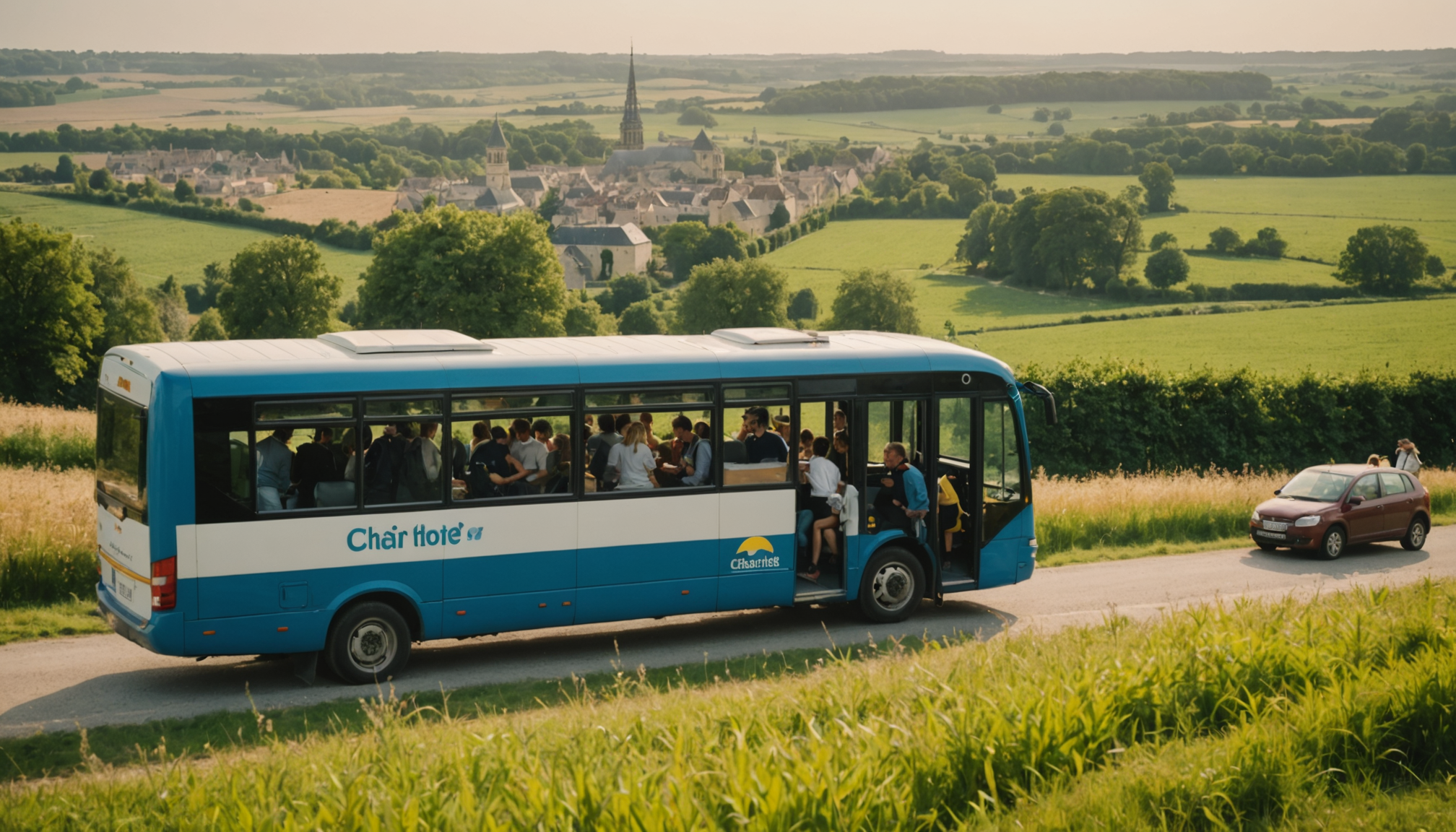 Illustration : pour tirer le meilleur parti de votre location — louer un bus avec chauffeur pour découvrir les alentours de paris