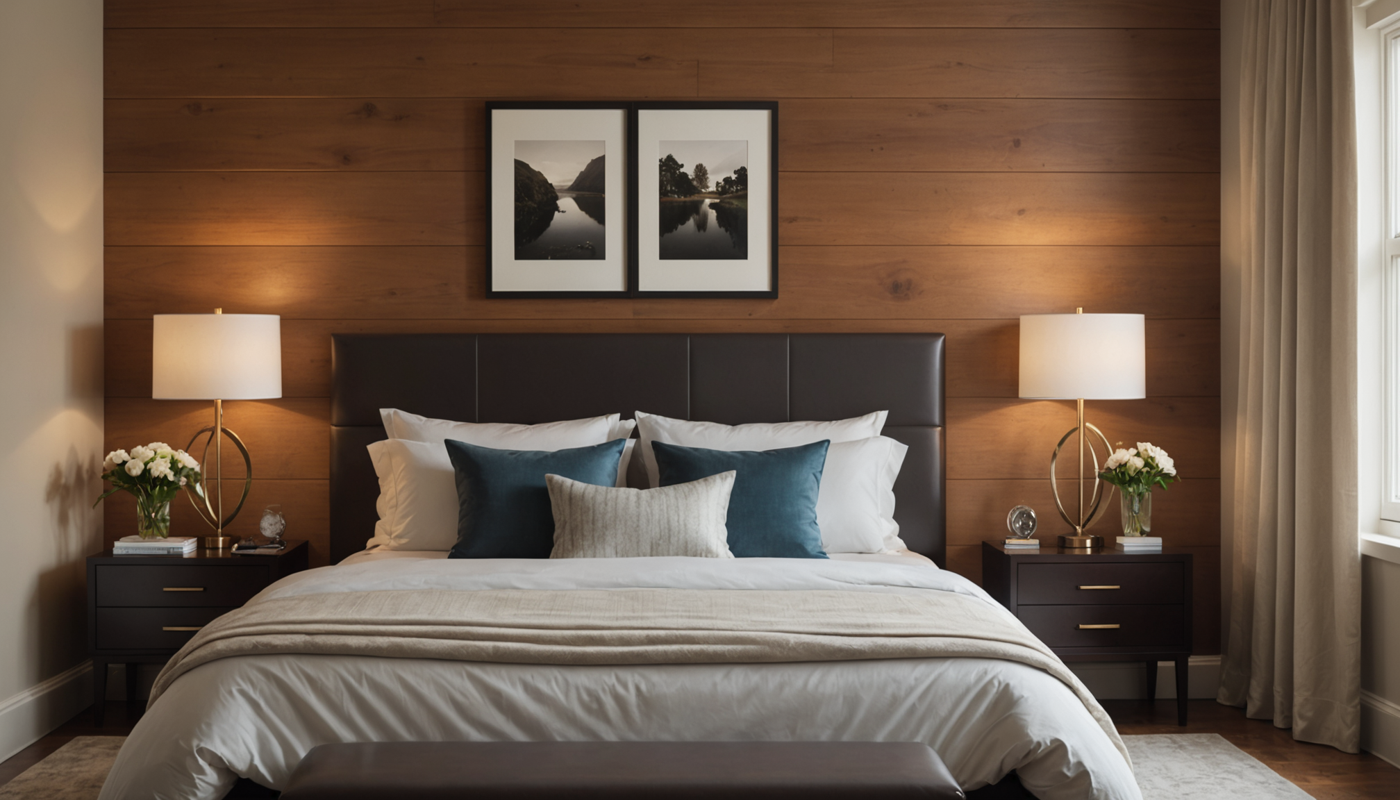 tête de lit bois : l’élément déco qui transforme une chambre — la laque ou le vernis créent une surface