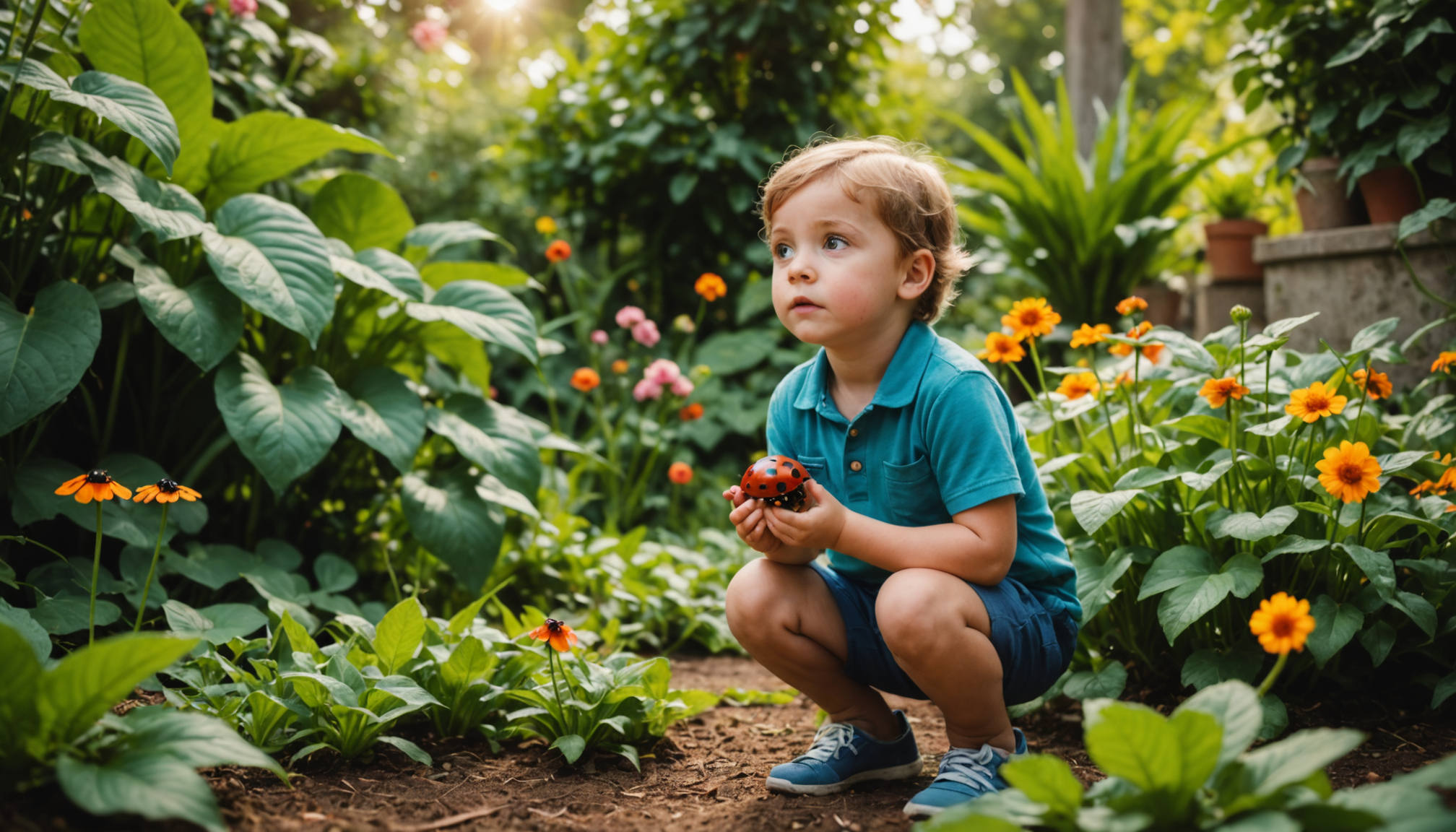 Illustration : côtoyer un enfant plonge dans l'émerveillement. son regard — les enfants transforment-ils notre quotidien ?