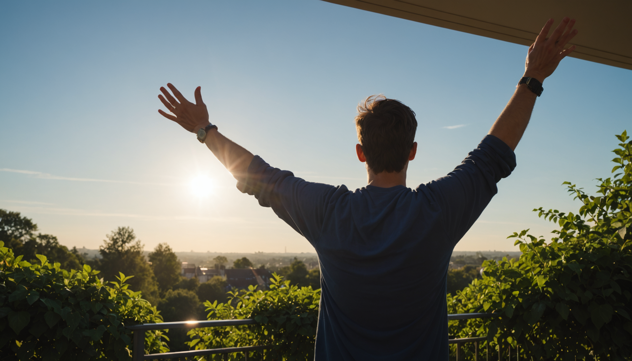 Illustration : exposez-vous au soleil dès le matin, même quinze — 4 astuces pour booster votre énergie et rester en forme