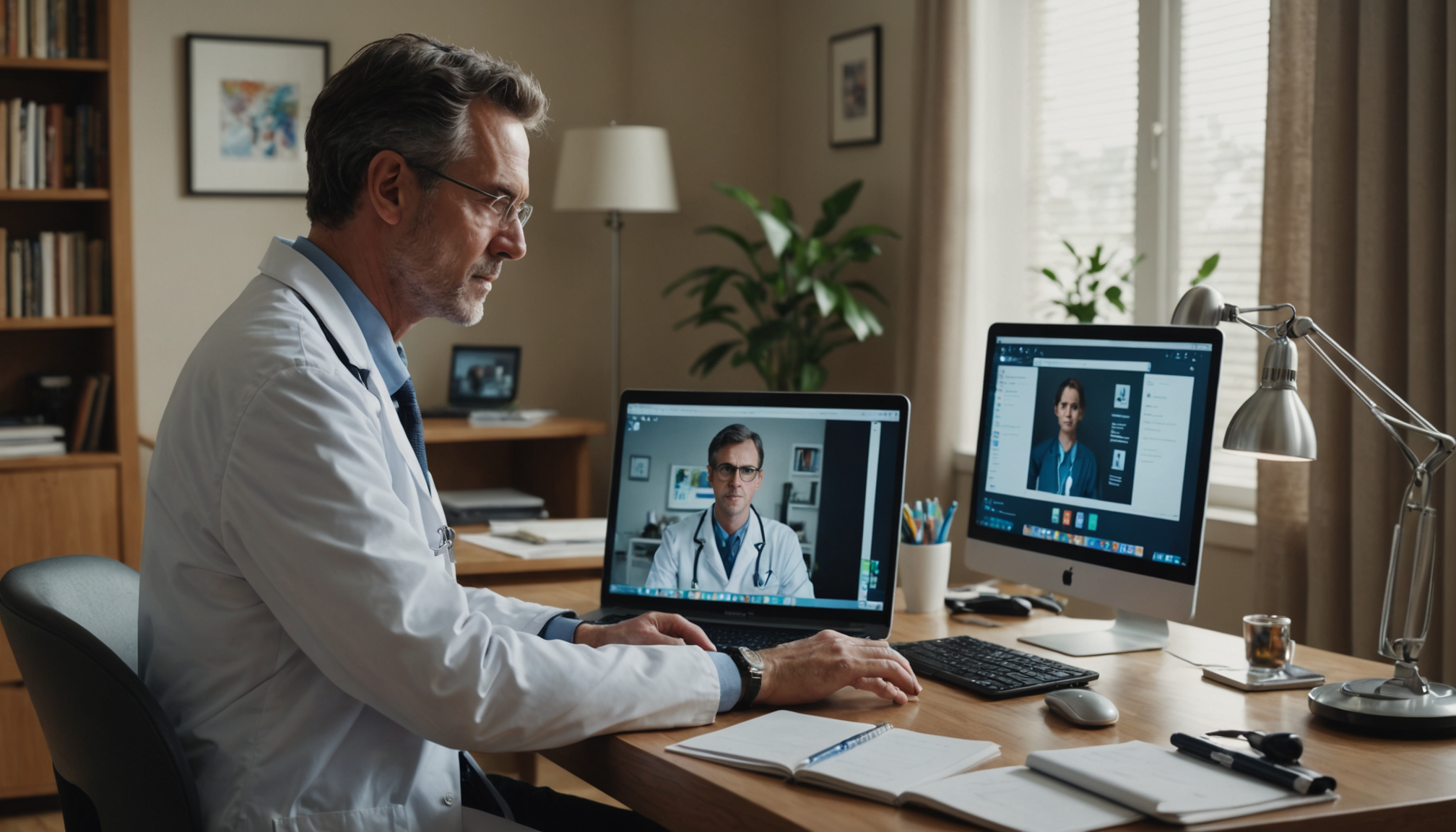 Illustration : les professionnels de santé doivent rester vigilants et — la télémédecine transforme notre quotidien ?