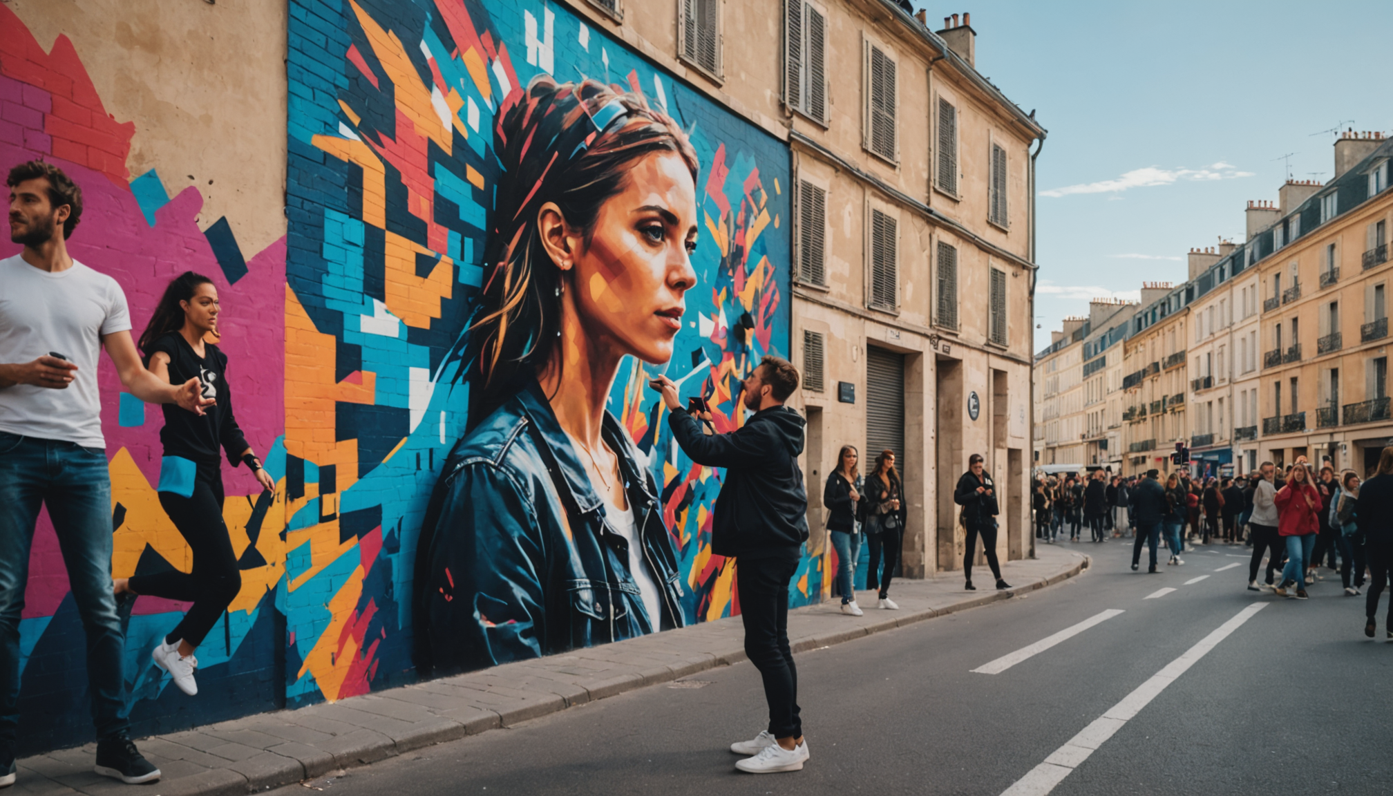 Illustration : i. les arts numériques, la performance, l'art urbain — que révèle un voyage en france sur l'art et la culture ?