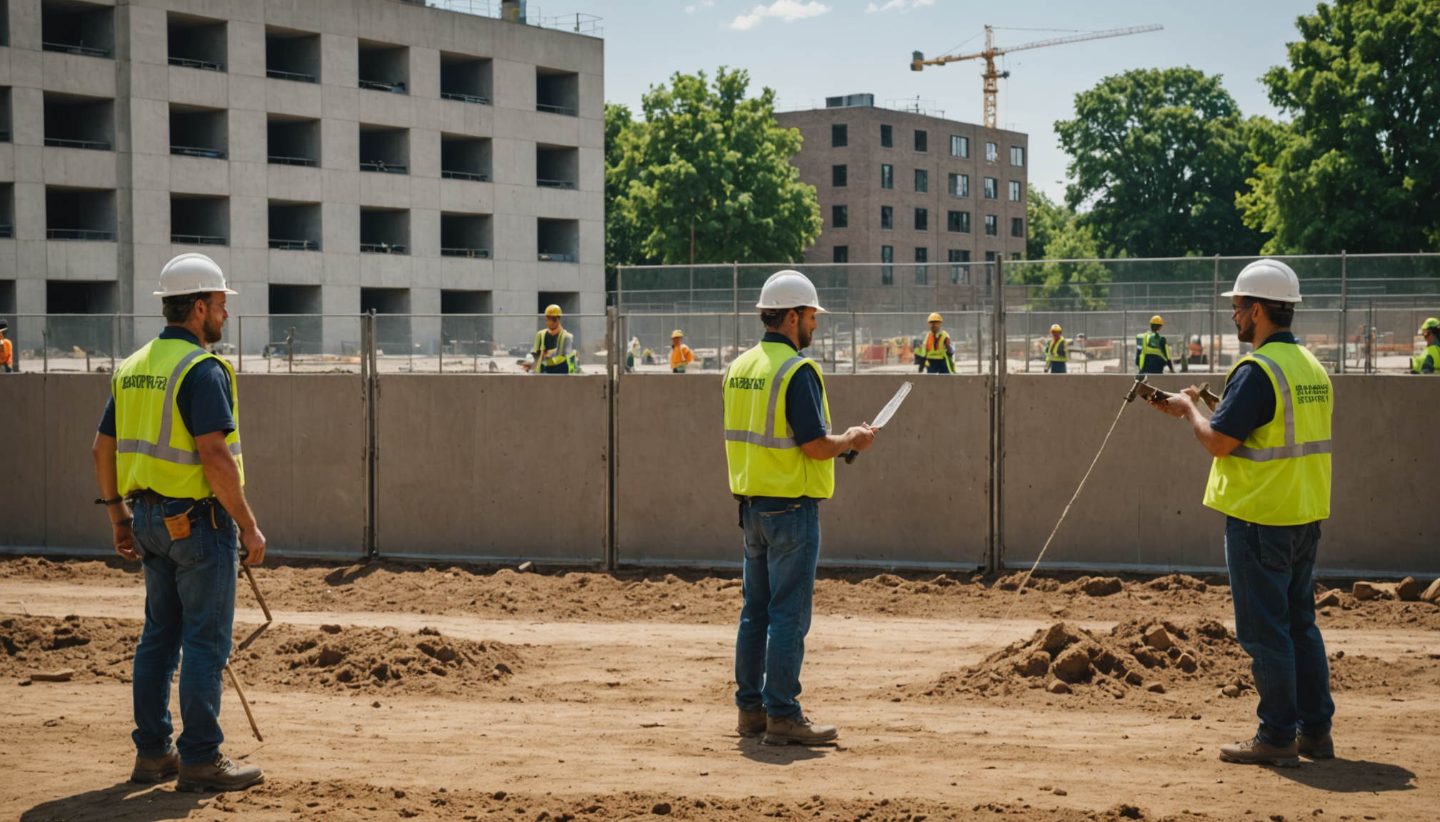la palissade de chantier est indispensable sur un site de travaux ? &mdash; tions grillage rigide variable transparence, ventilation espaces verts,