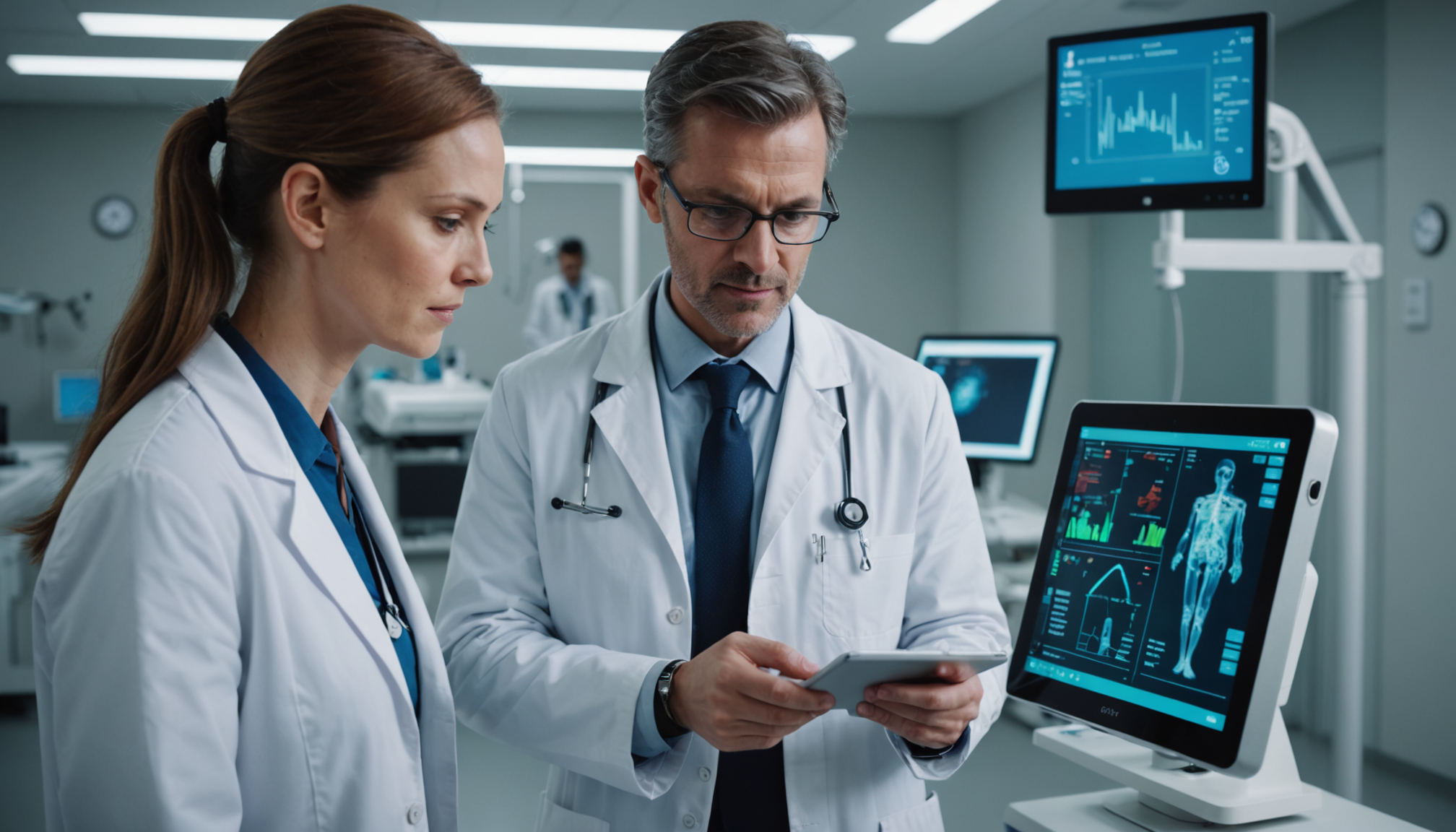 Illustration : cette approche révolutionne le suivi des patients traités — innovations médicales : technologie et santé unies