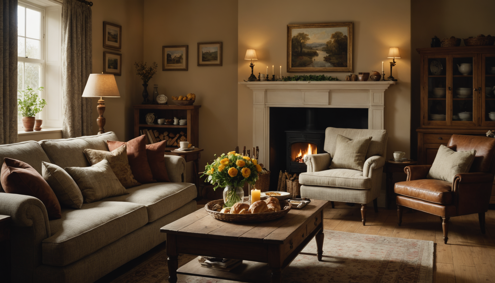 Illustration : ort, avec ses effluves de soupes mijotées et — intérieur douillet pour chaque saison