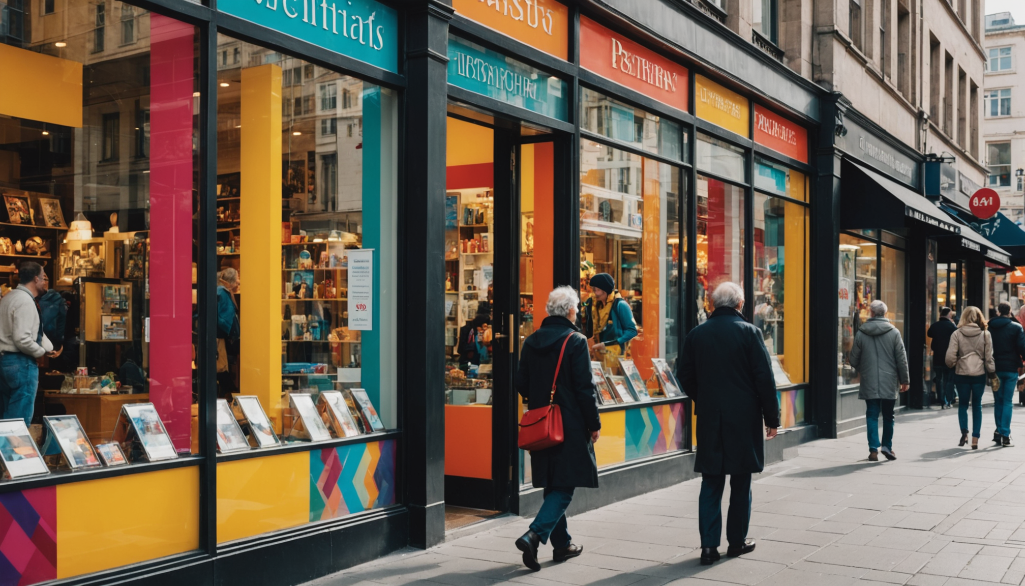 Illustration : regrouper plusieurs vitrines ou planifier plusieurs campagnes sur — combien coûte une vitrophanie ?